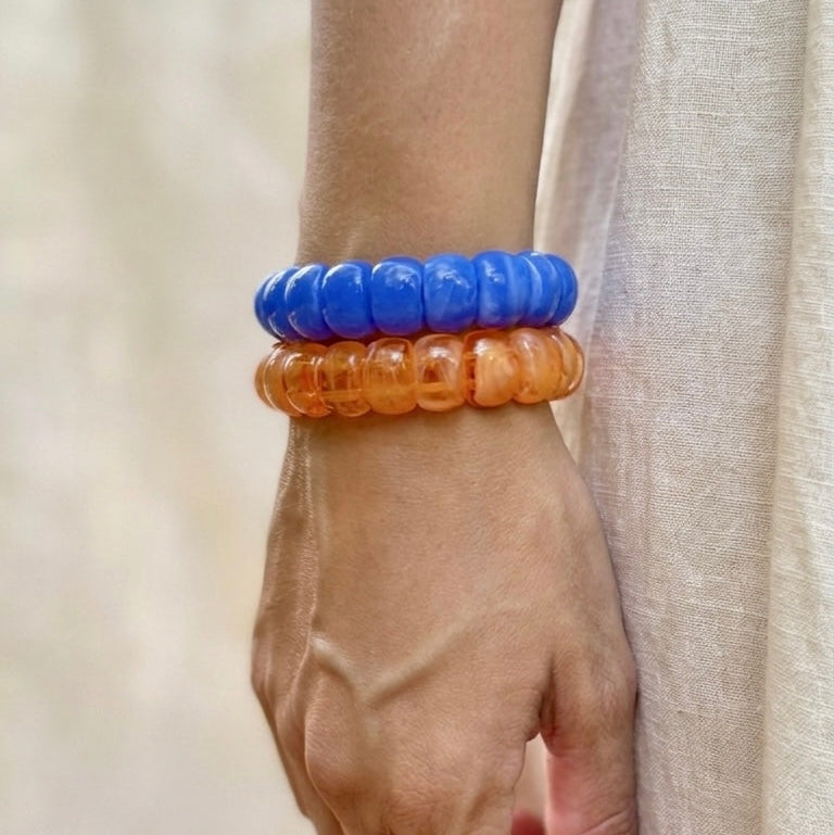 Bracelet élastique Mini-Fauve - Orange