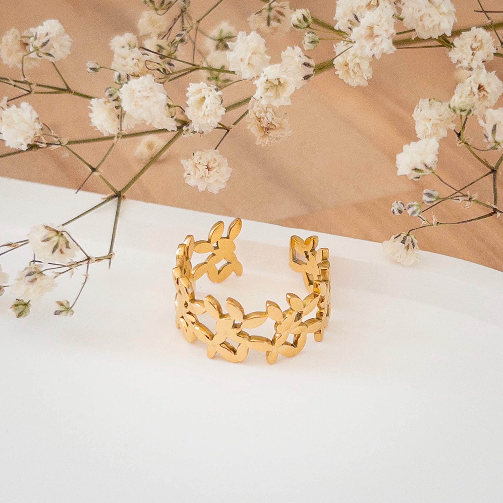 Bague petites fleurs Honorine