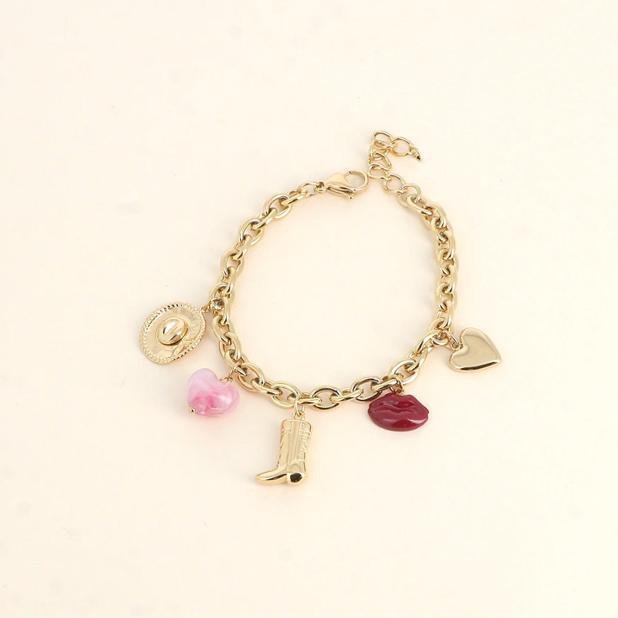 Bracelet à breloques cowboy Austin