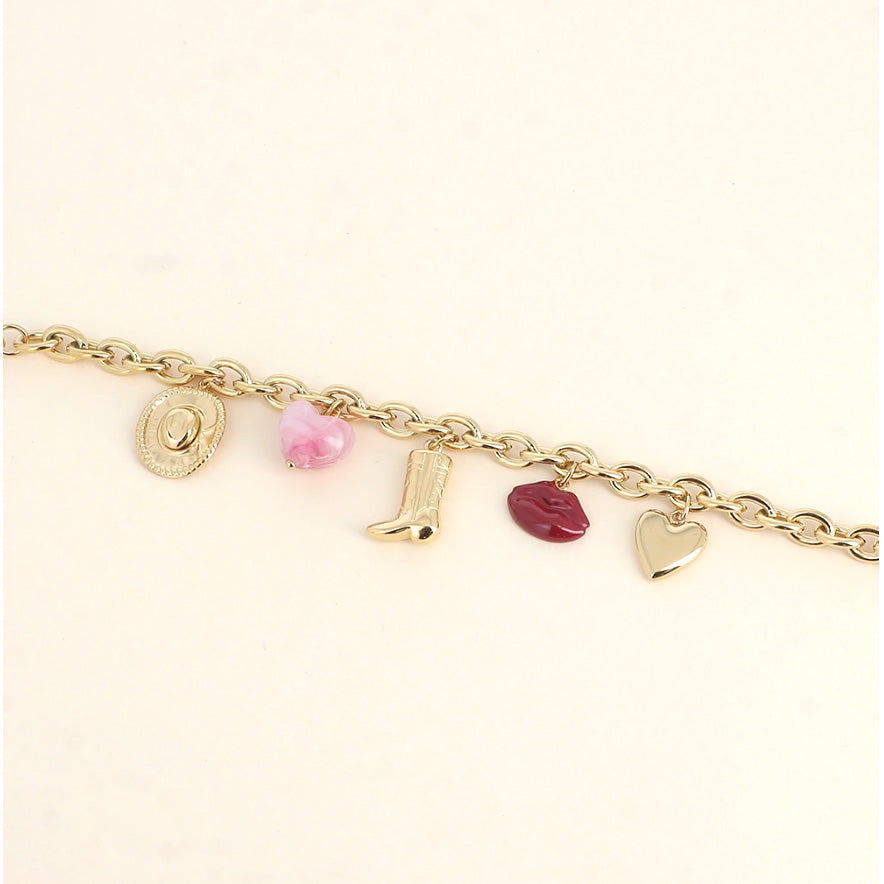 Bracelet à breloques cowboy Austin