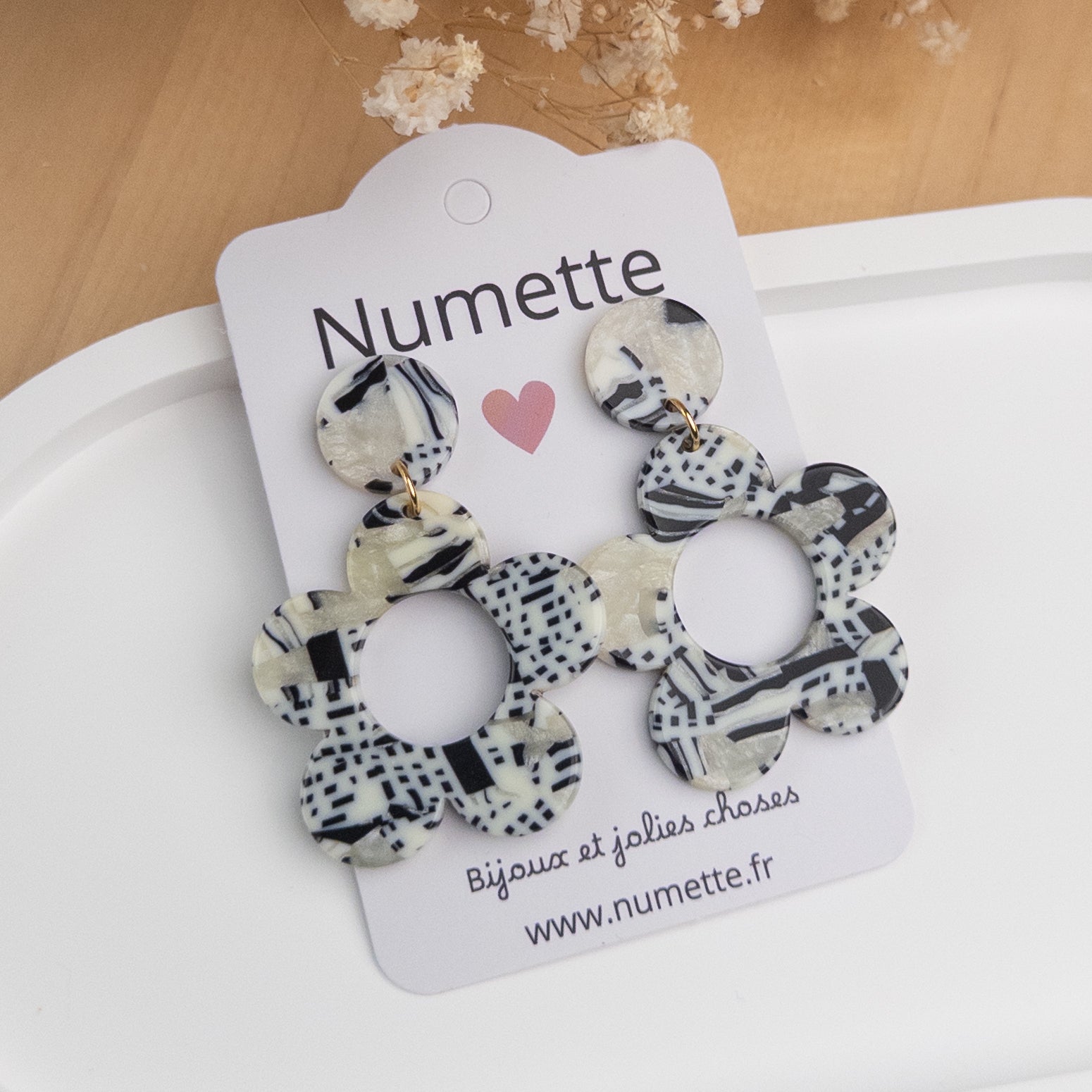 Boucles d'oreilles Rosalie