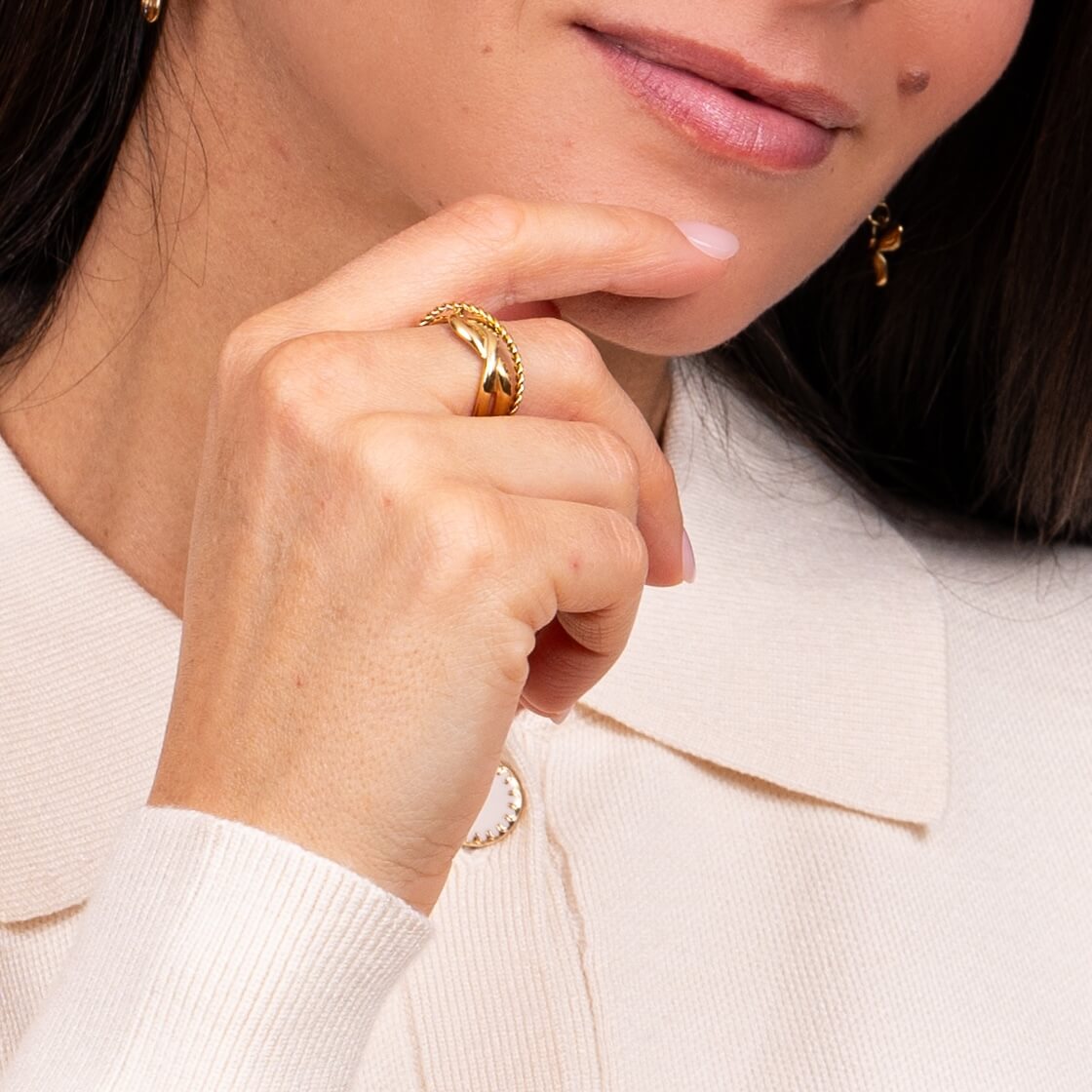 Bague torsadée Tamara