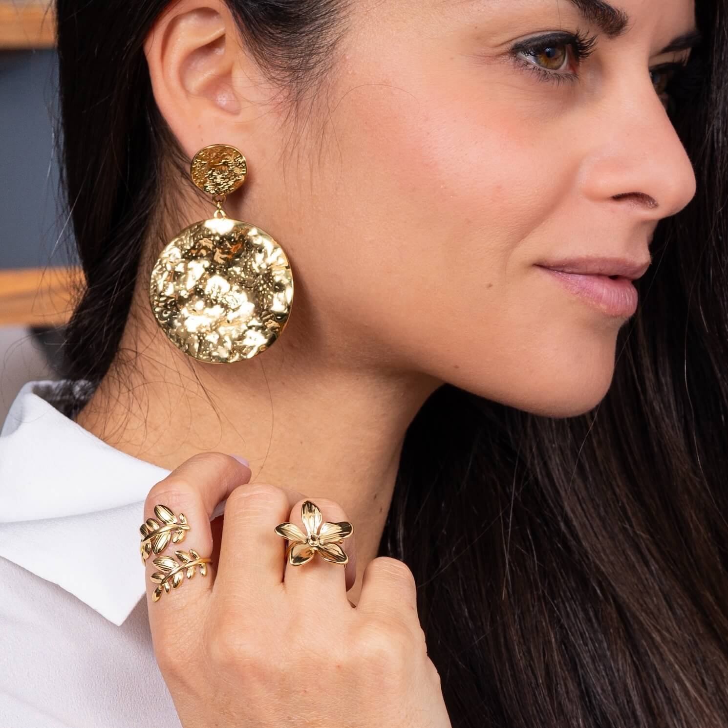 Bague laurier Nicole
