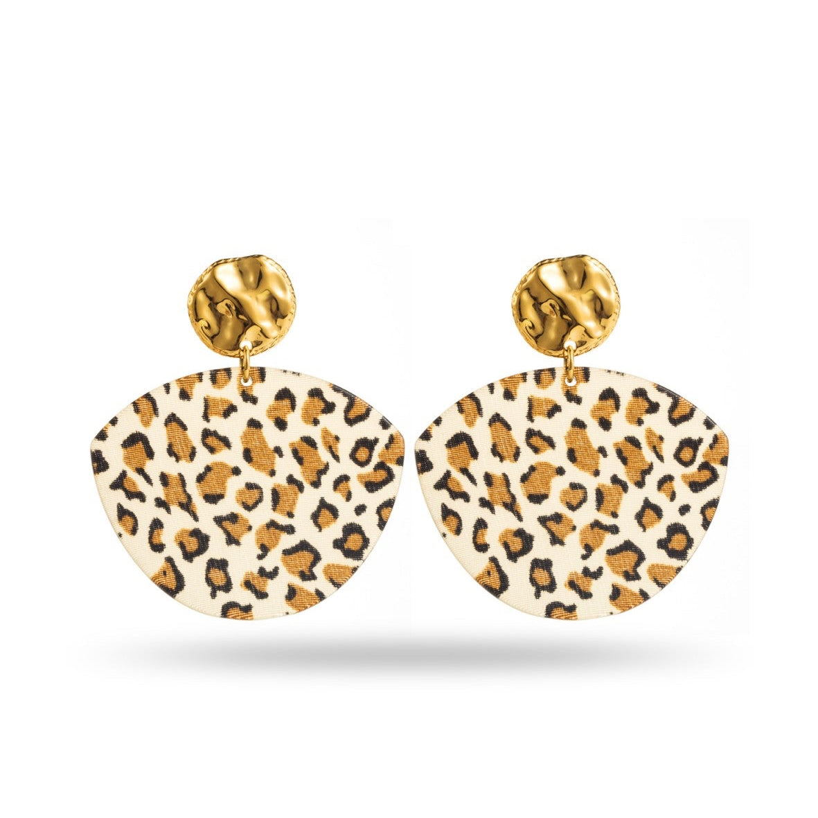 Boucles d'oreilles Carlotta - Léopard