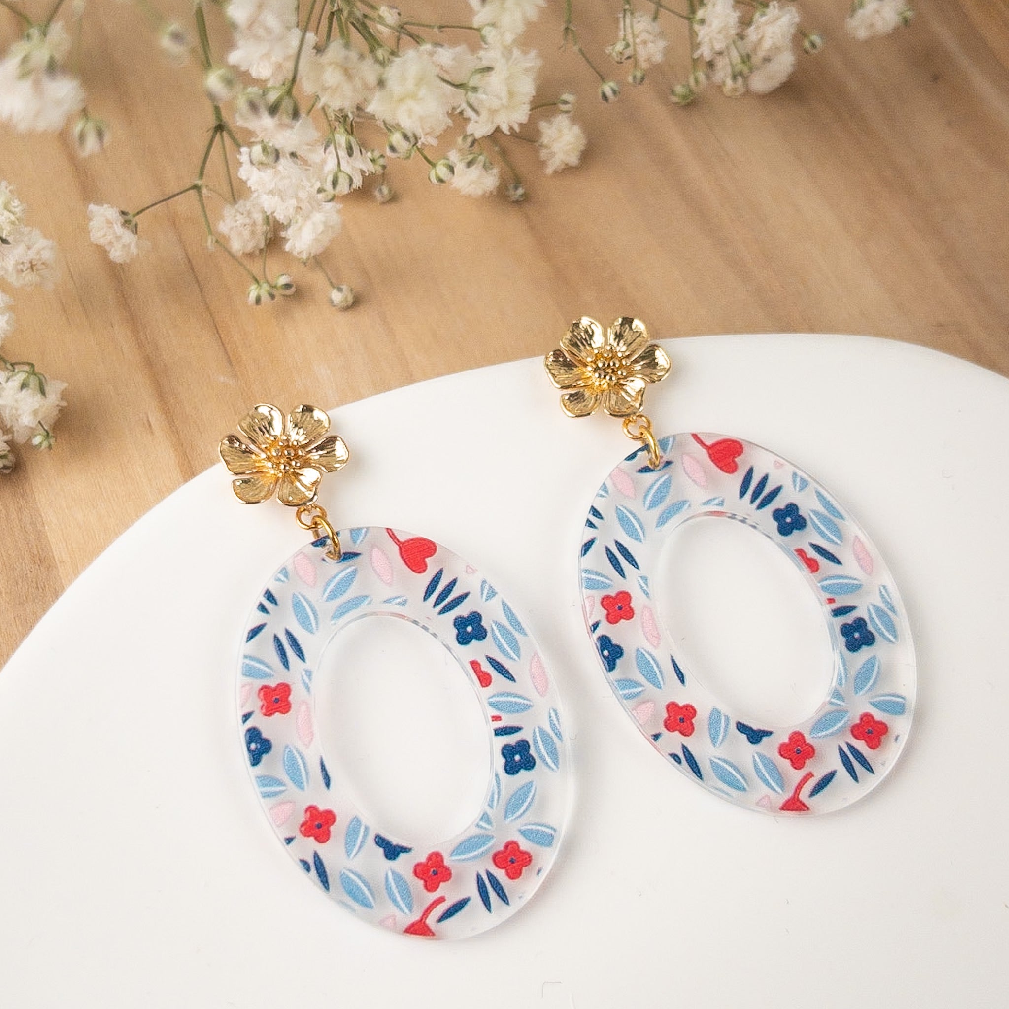 Boucles d'oreilles Anna - 4 motifs - Numette