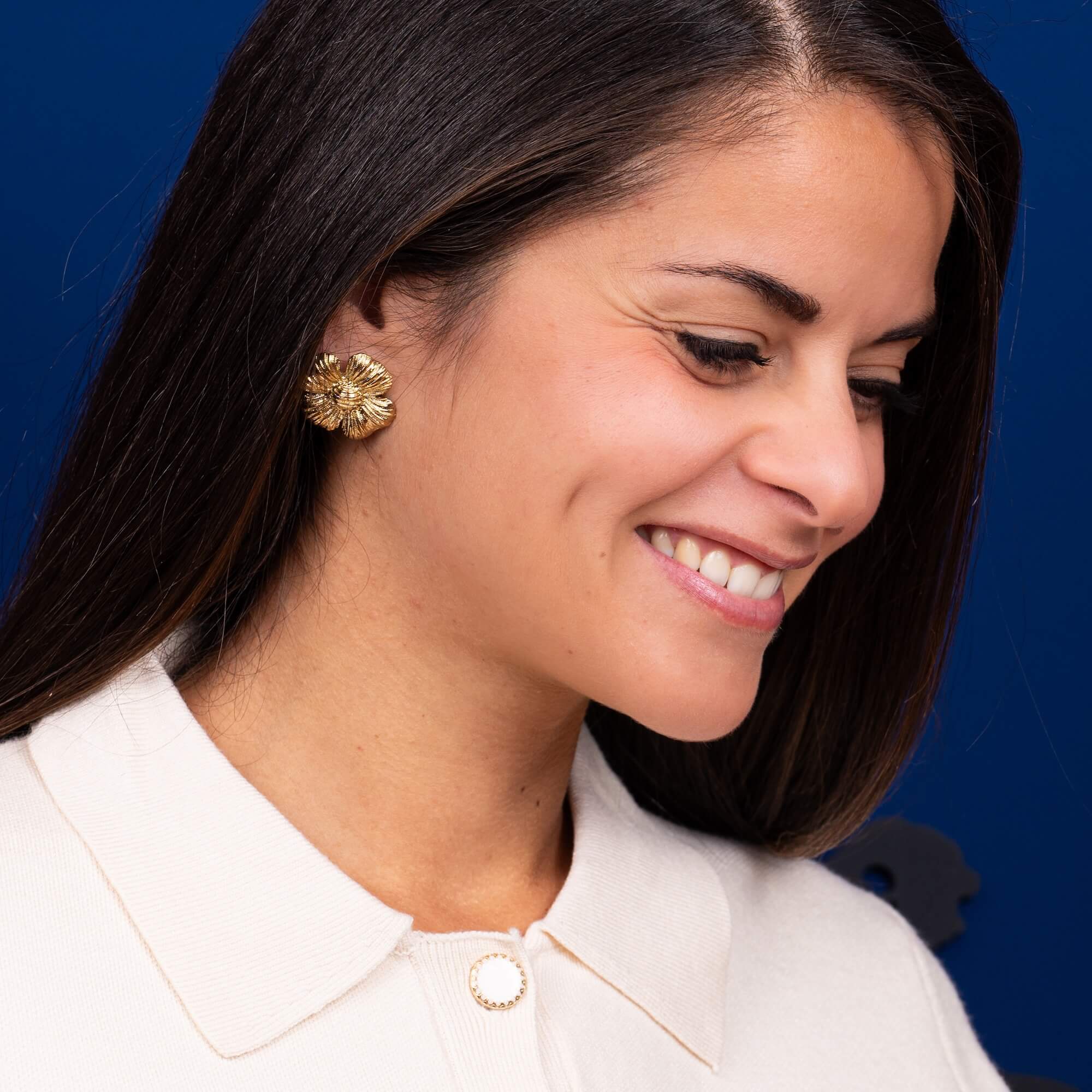 Boucles d'oreilles fleur Mia