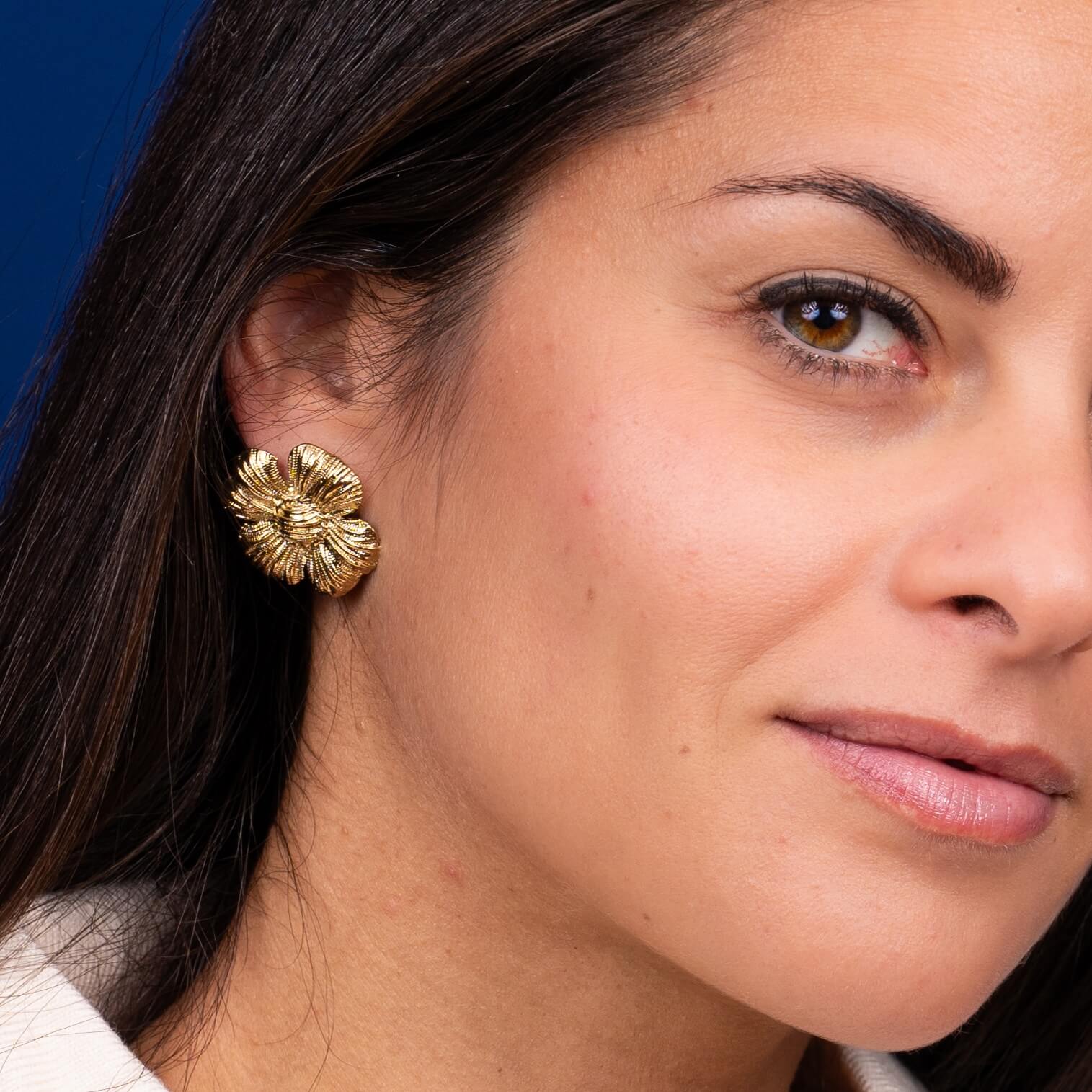 Boucles d'oreilles fleur Mia