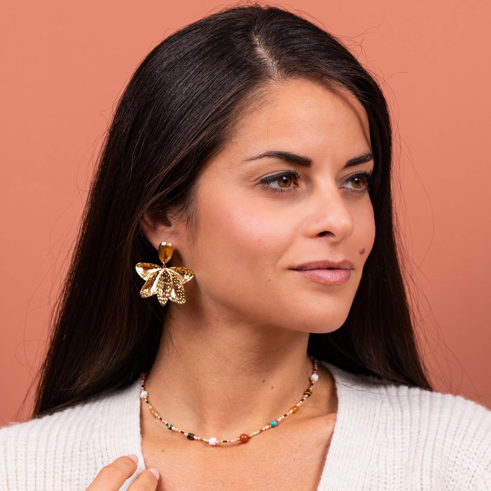 Boucles d'oreilles pendantes Emma