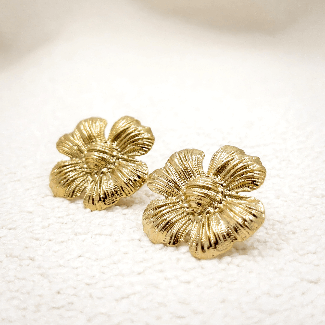 Boucles d'oreilles fleur Mia