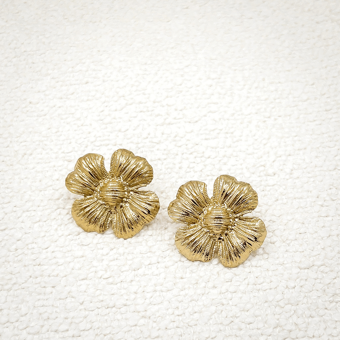 Boucles d'oreilles fleur Mia