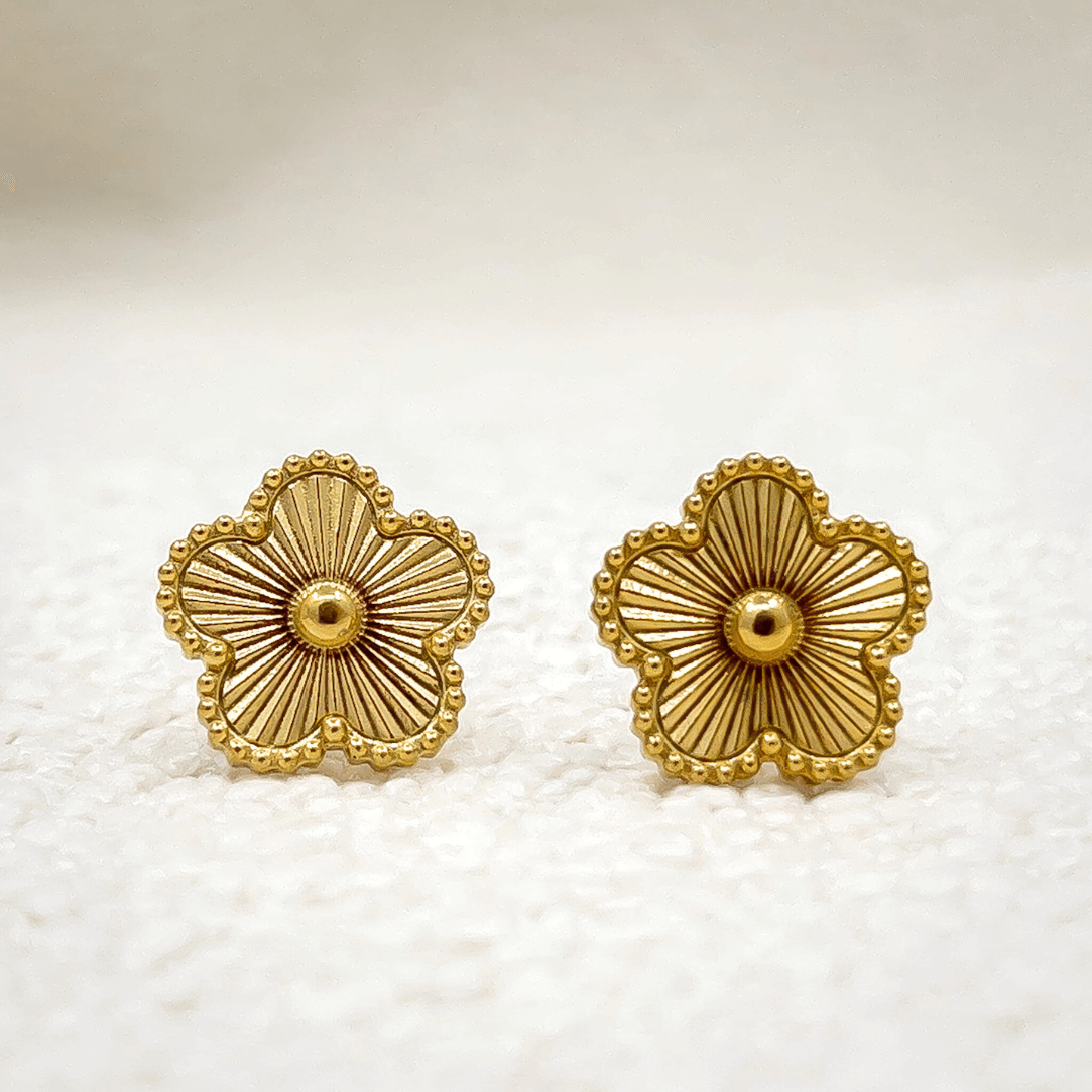 Boucles d'oreilles fleur Charlie