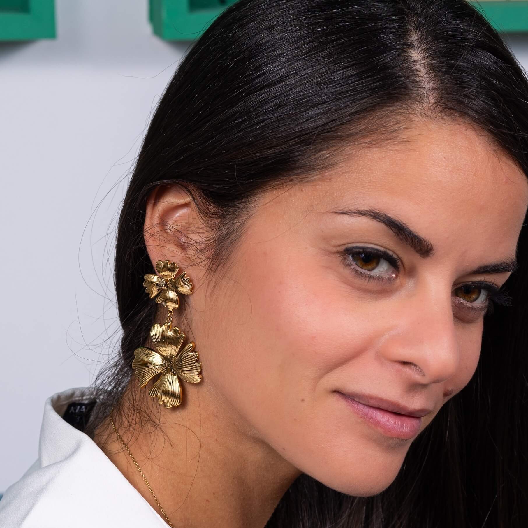 Boucles d'oreilles pendantes Madeleine