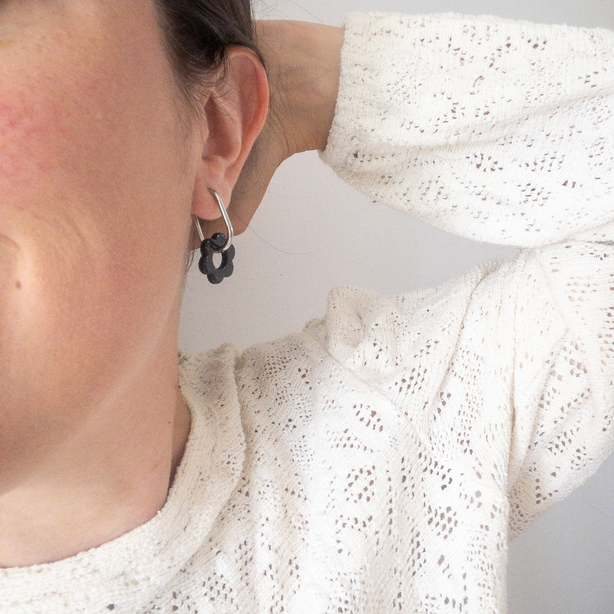 Créoles ovales - Argentées - Numette