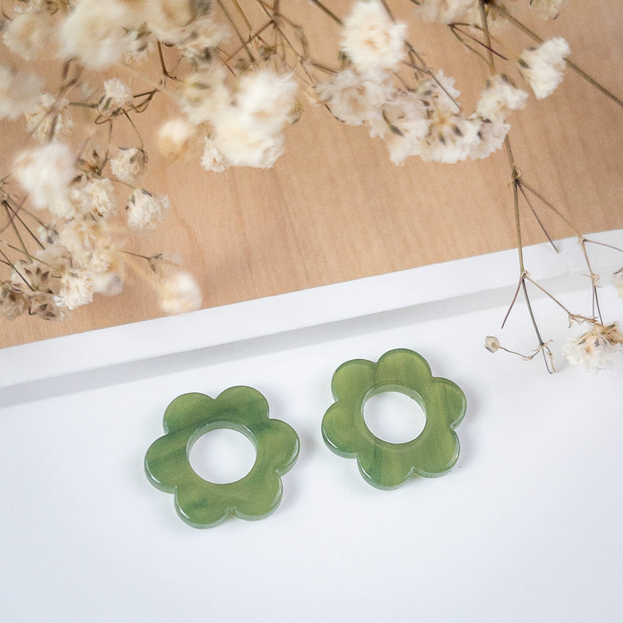 Fleurs Alba supplémentaires sans créoles - Numette