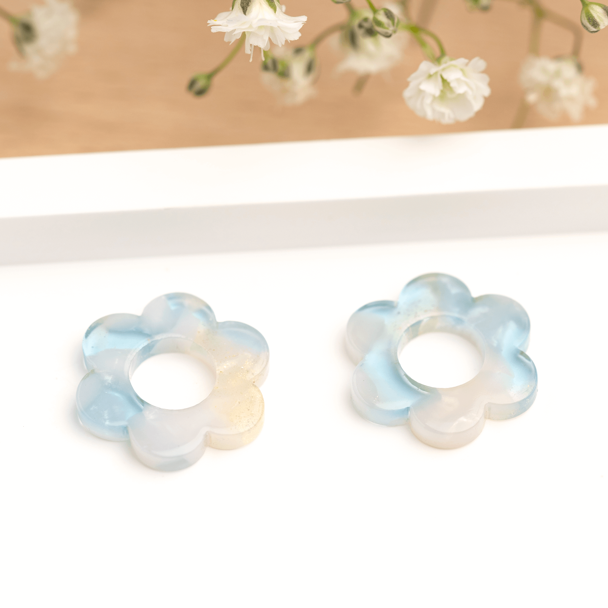 Fleurs Alba supplémentaires sans créoles