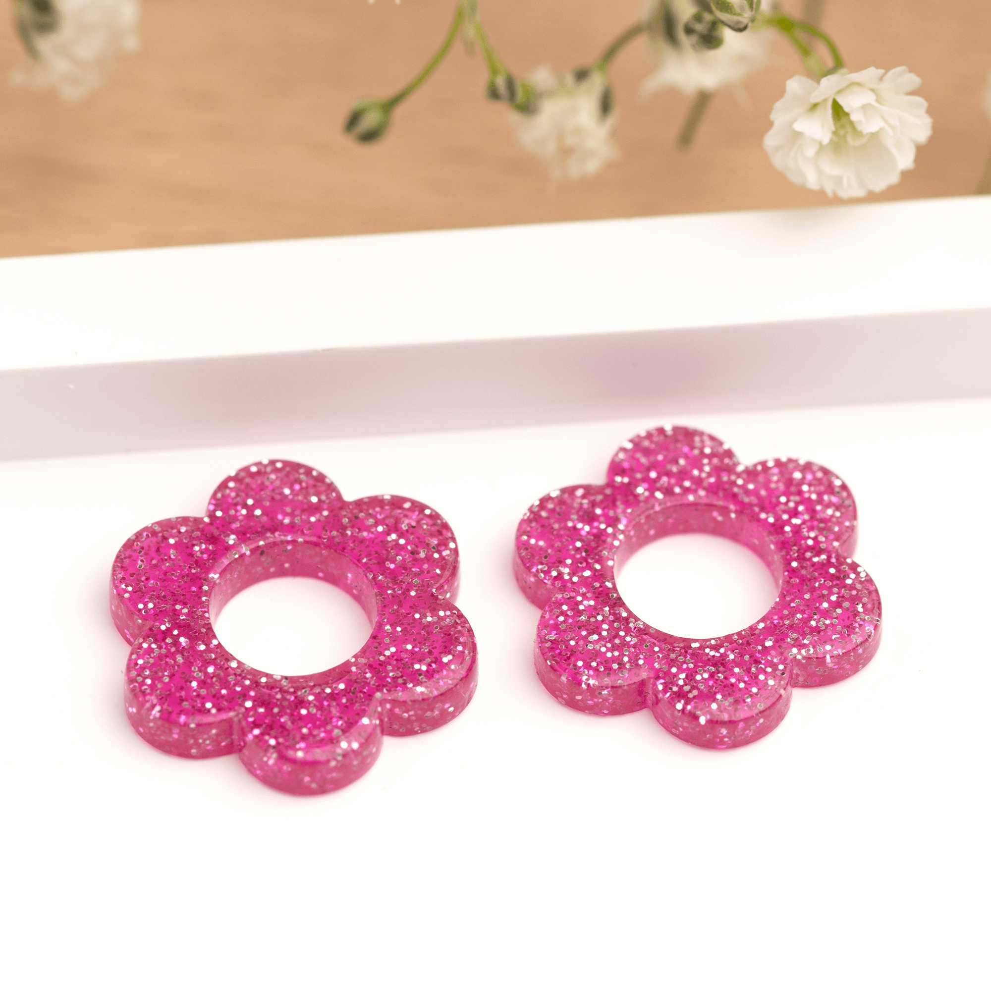 Fleurs Alba supplémentaires sans créoles