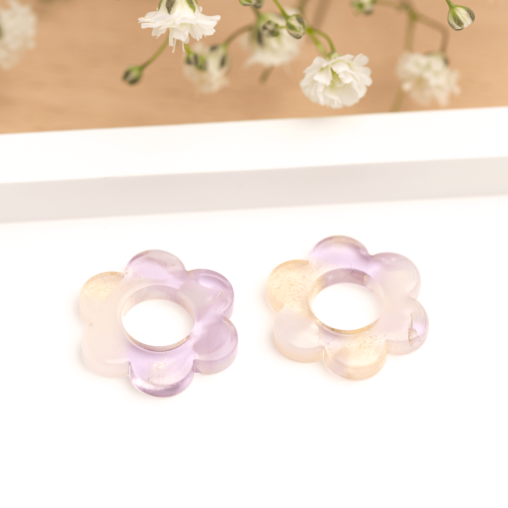 Fleurs Alba supplémentaires sans créoles