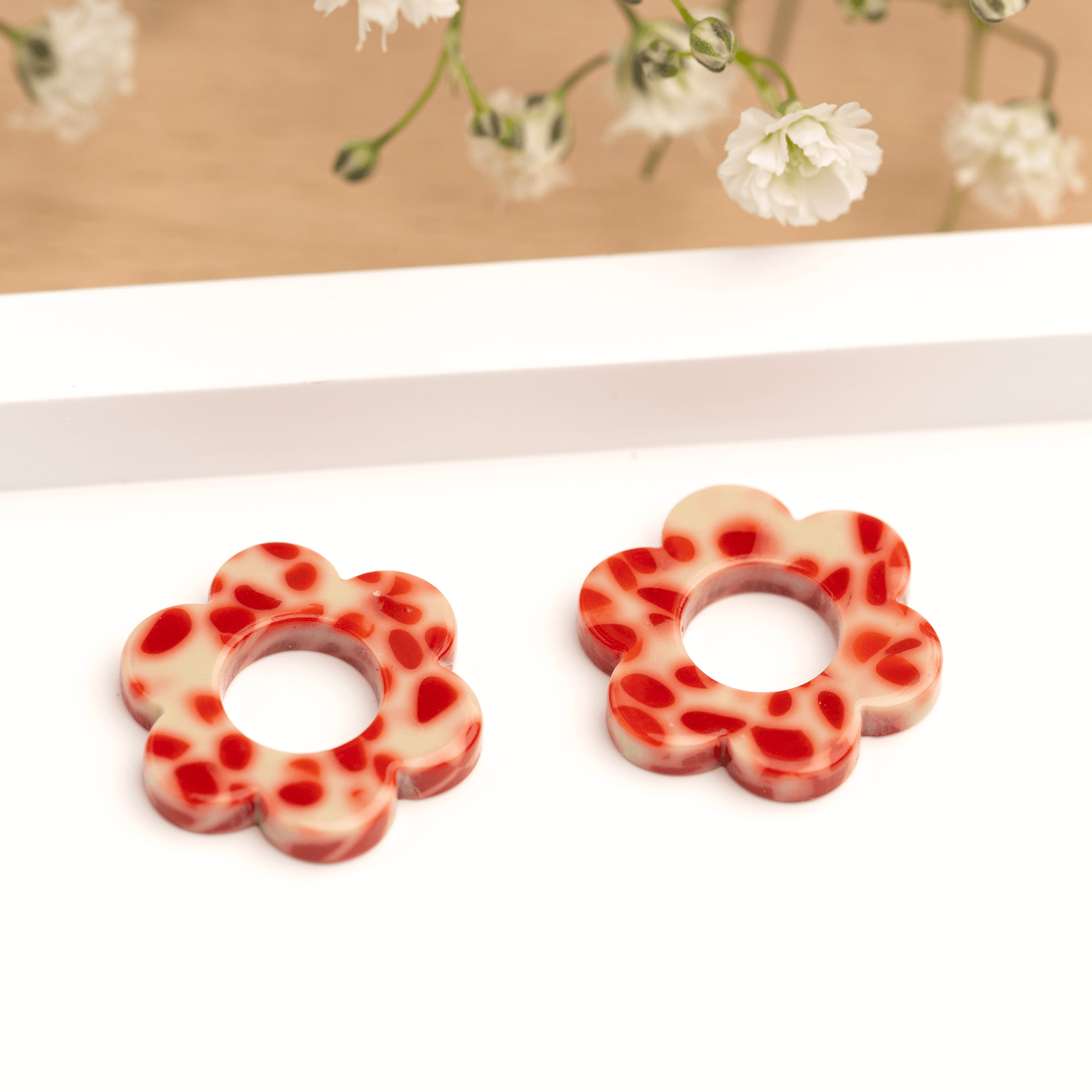 Fleurs Alba supplémentaires sans créoles