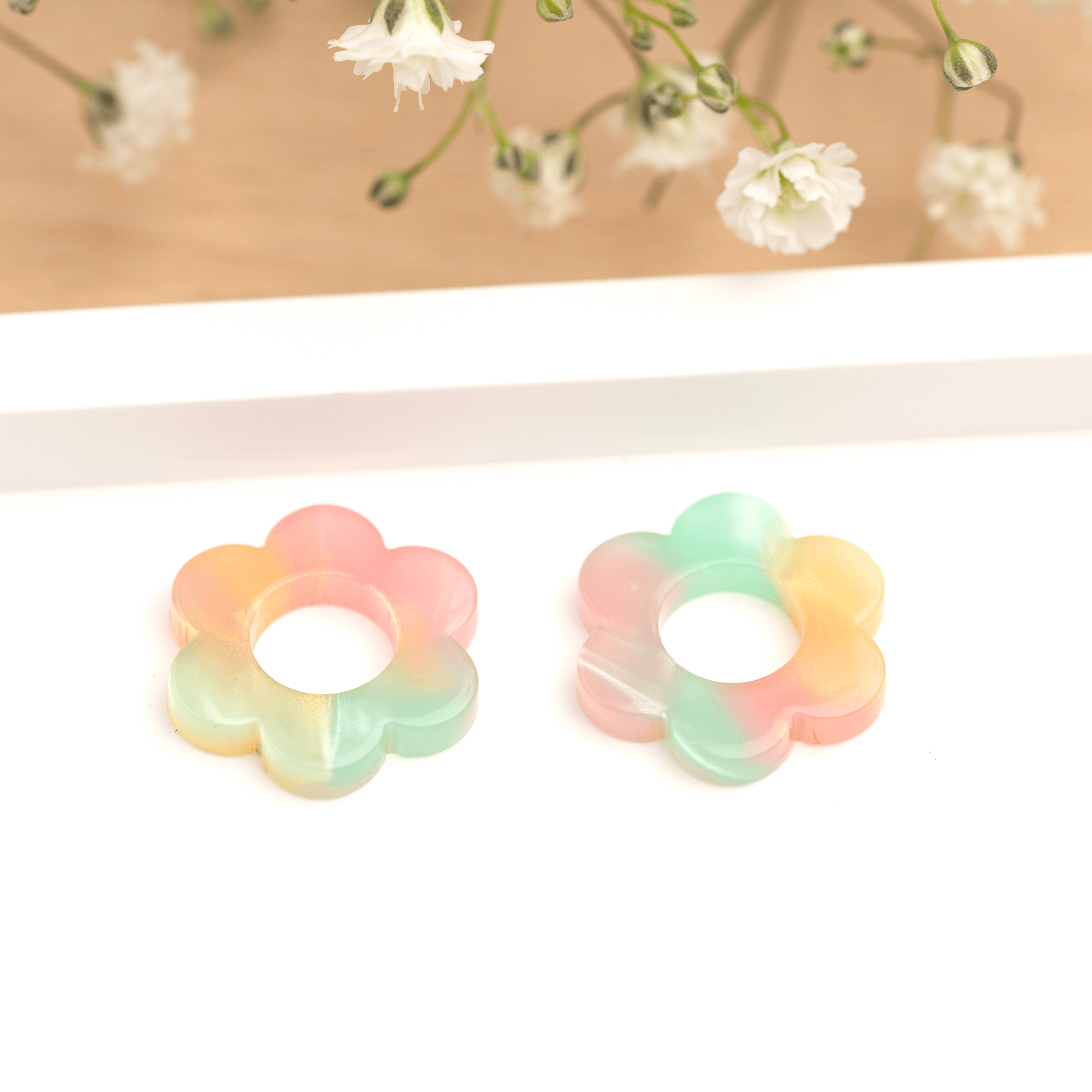 Fleurs Alba supplémentaires sans créoles