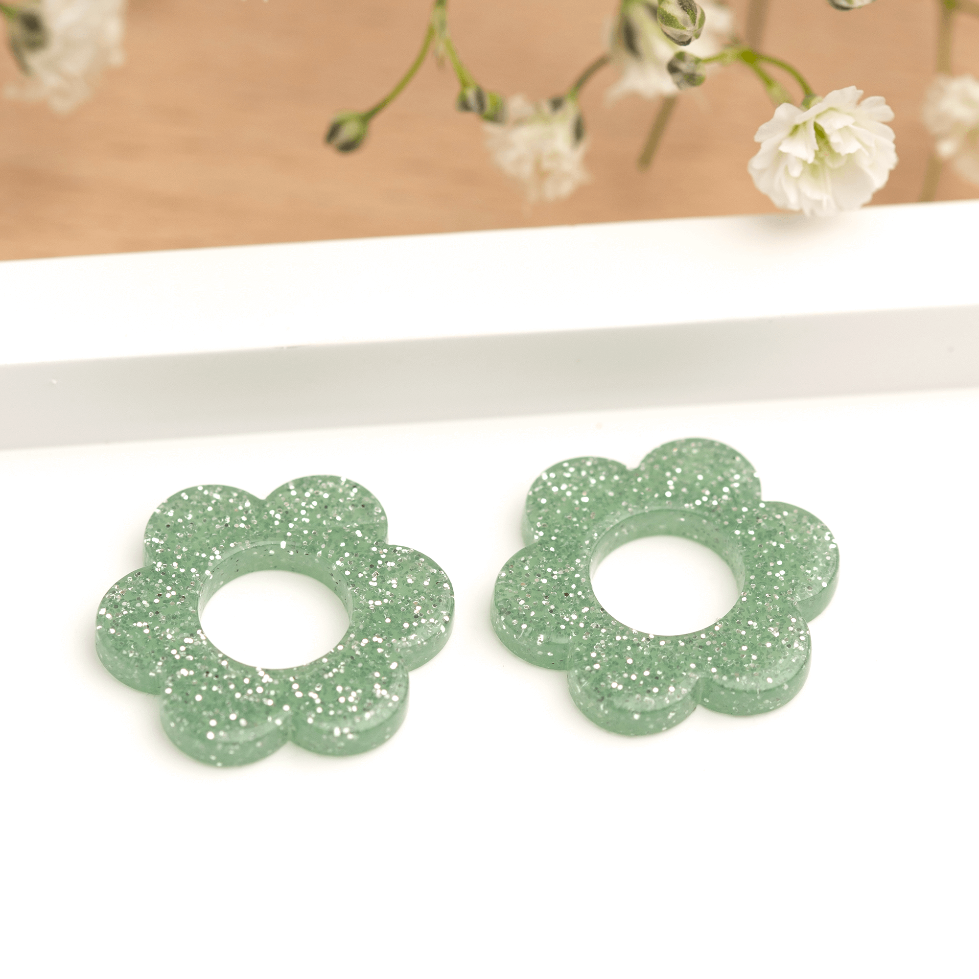 Fleurs Alba supplémentaires sans créoles