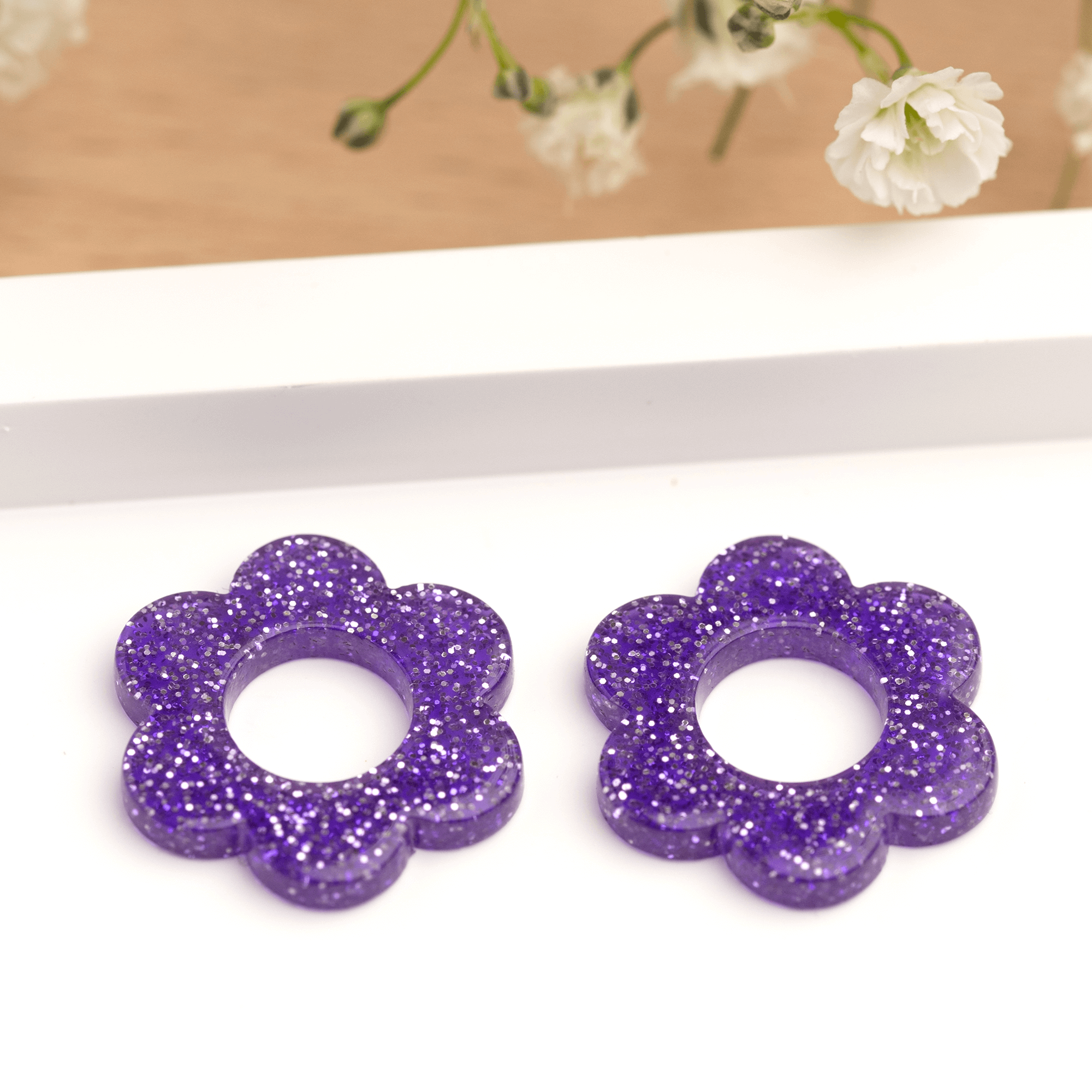 Fleurs Alba supplémentaires sans créoles