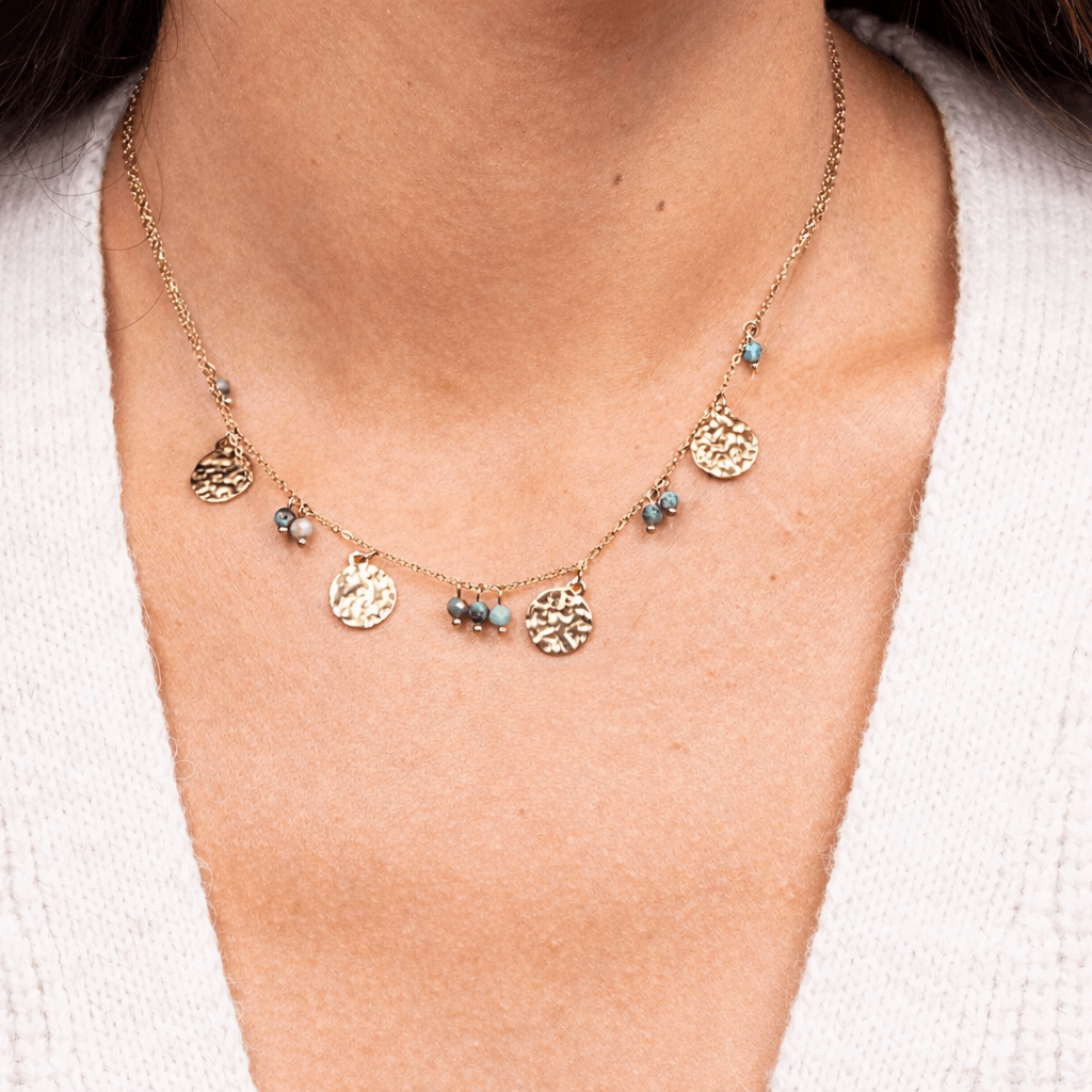 Colliers perles et pampilles Basile