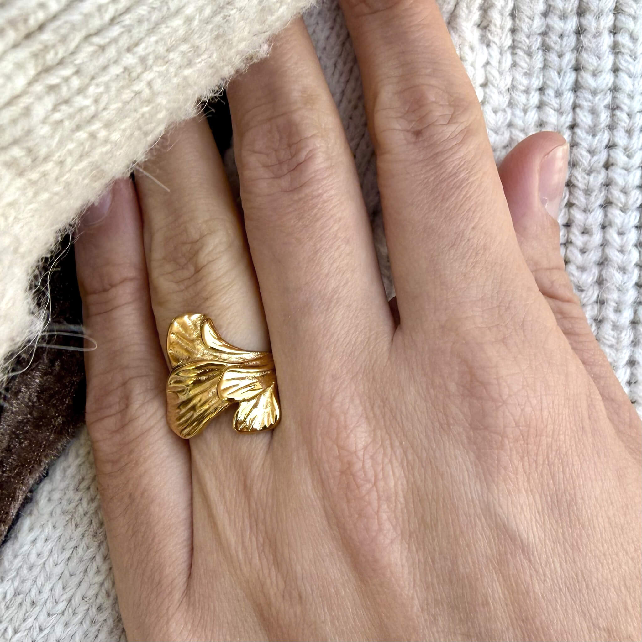 Bague gingko Chloé