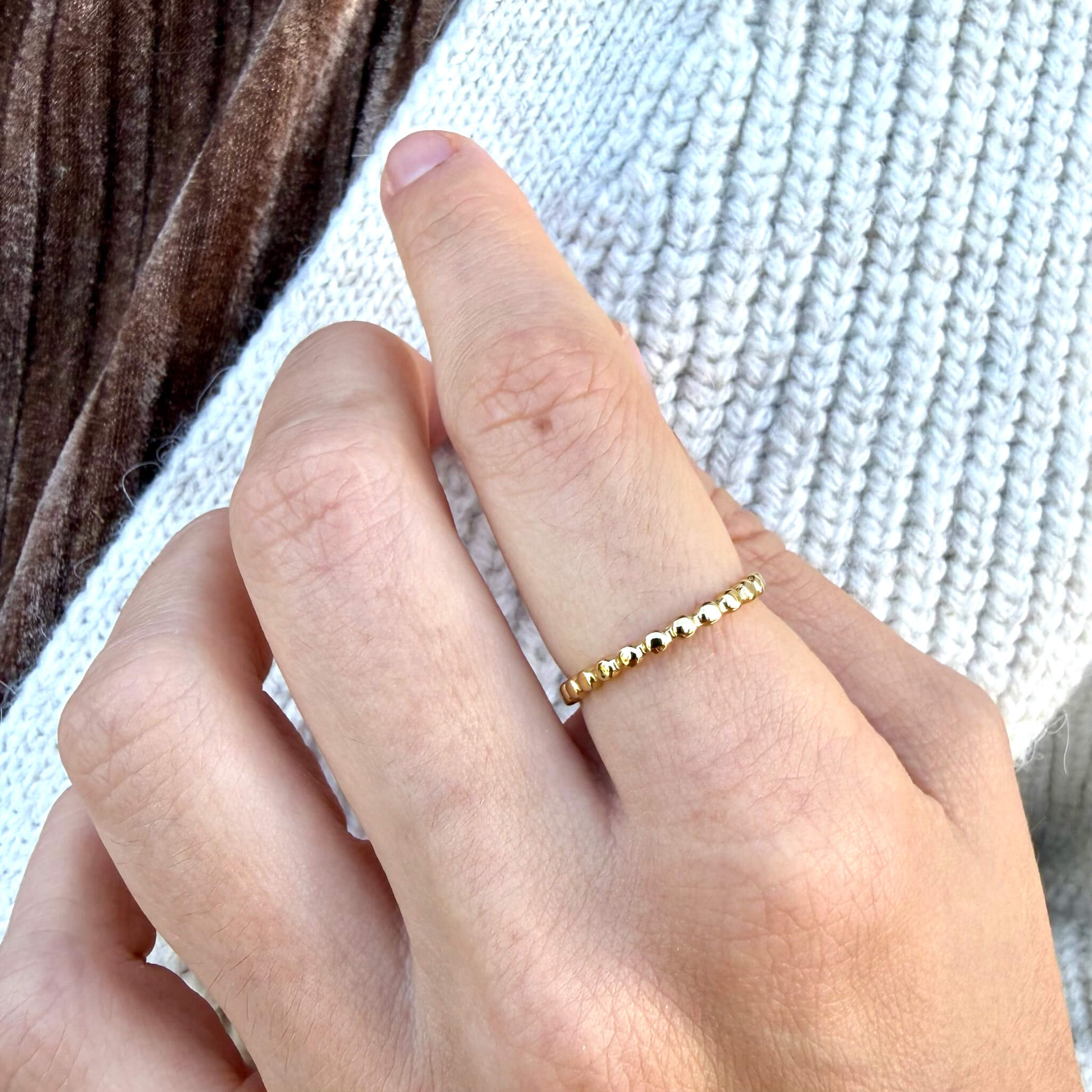 Bague effet bulle Héléna