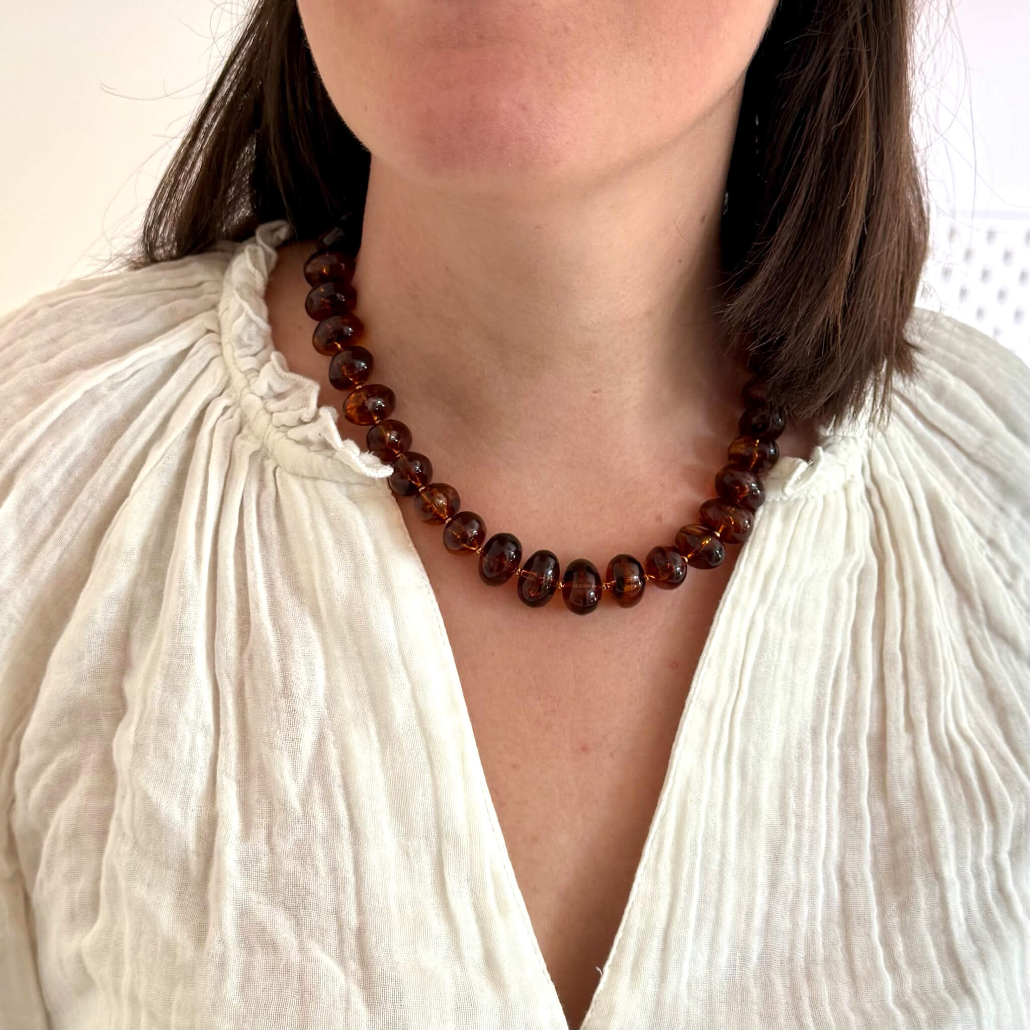 Collier coeur amovible Love - Ambre