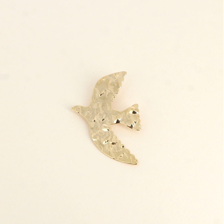 Pin's martelé oiseau Birdy