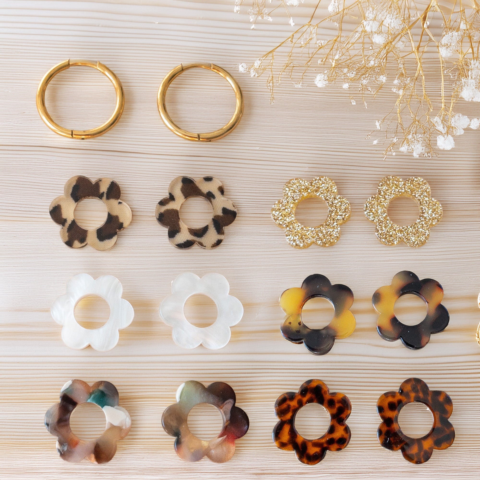 Pack Alba : Créoles + 6 Breloques au Choix - Numette