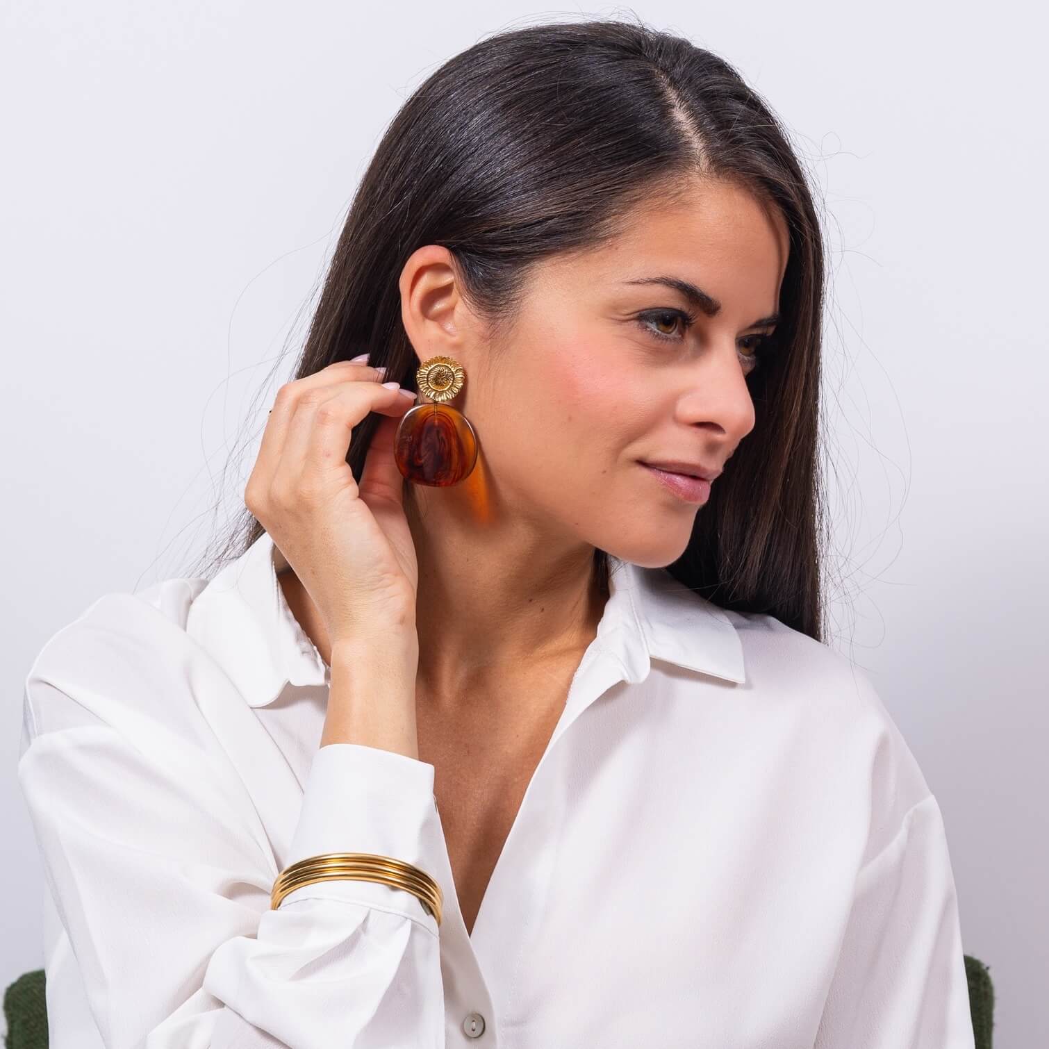 Trio de bracelets joncs Emile