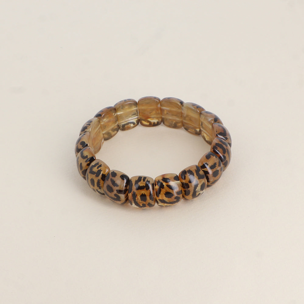 Bracelet élastique Mini-Fauve - Léopard