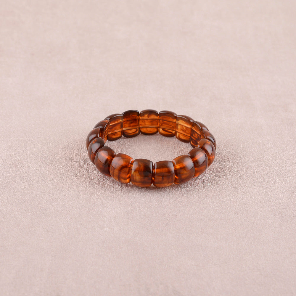 Bracelet élastique Mini-Fauve - Ambre