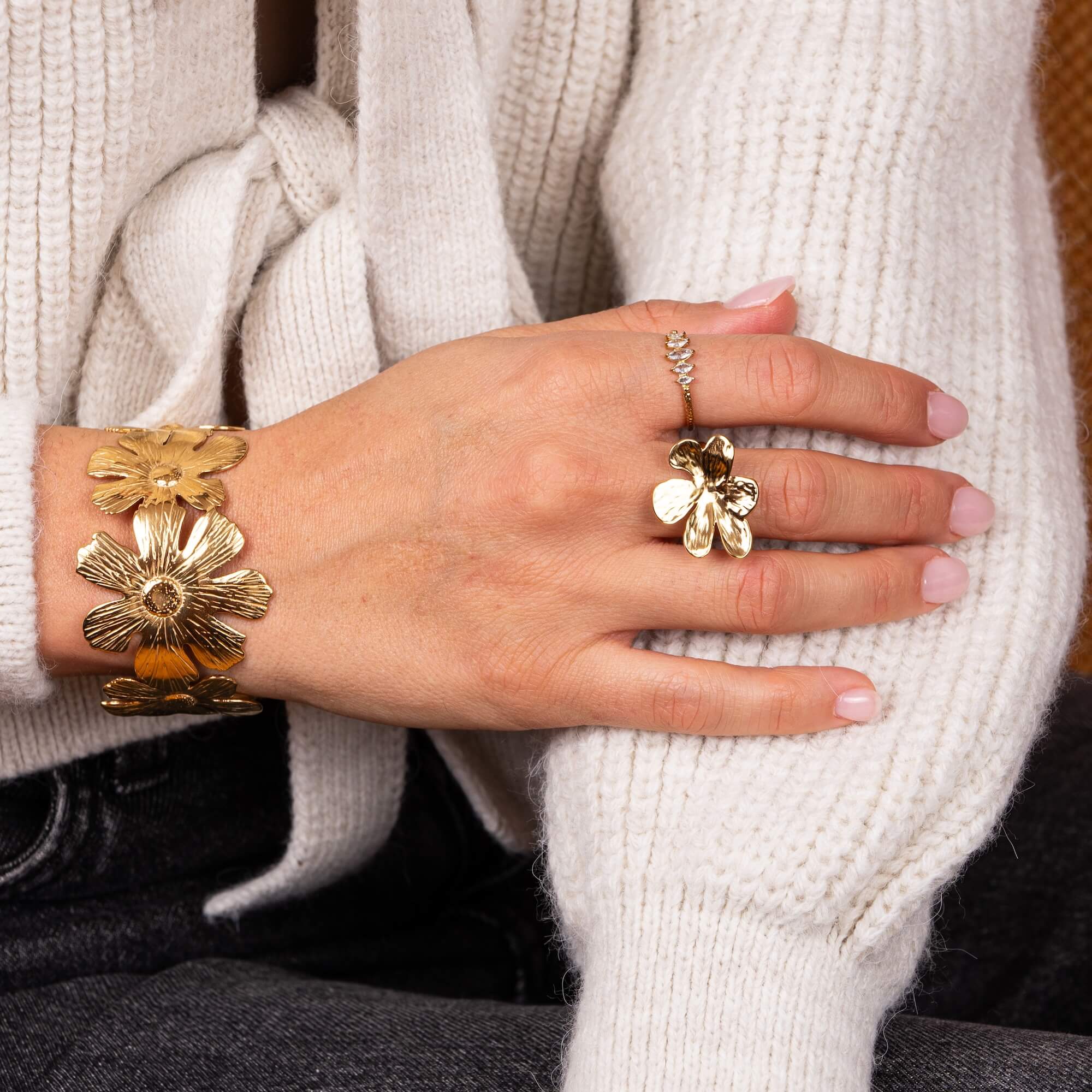 Bague fleur Esther