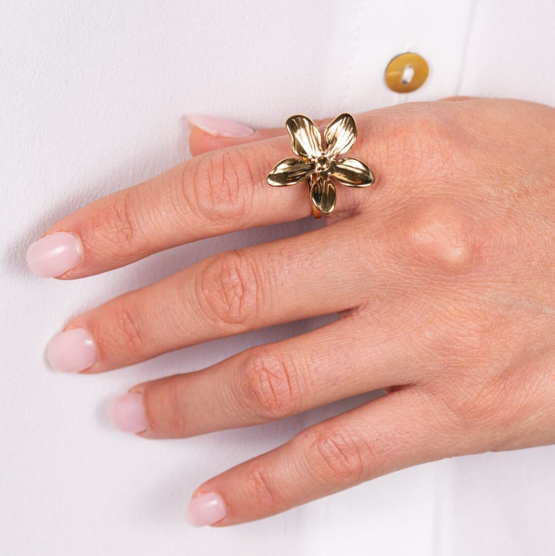 Bague fleur Orphée