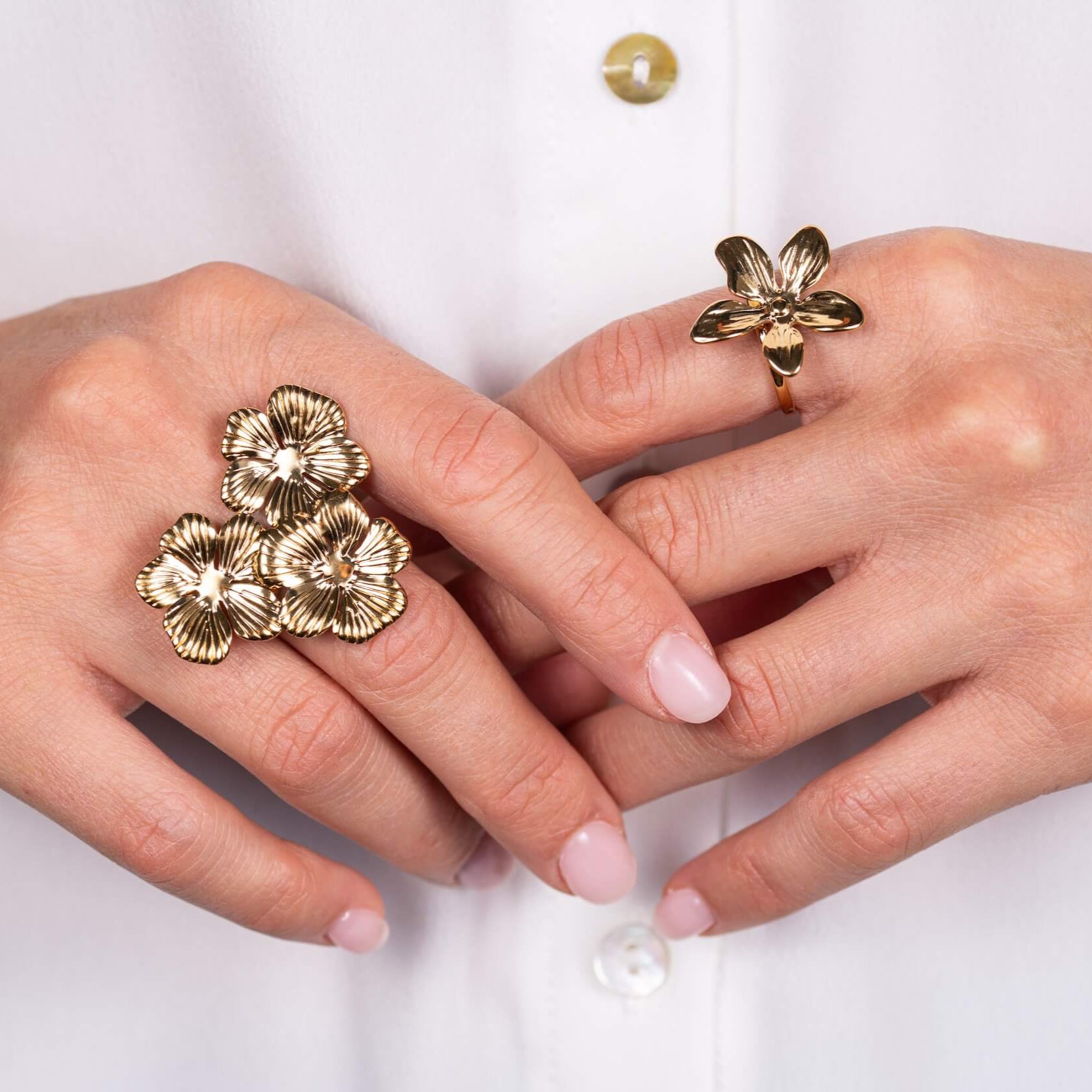 Bague fleur Orphée