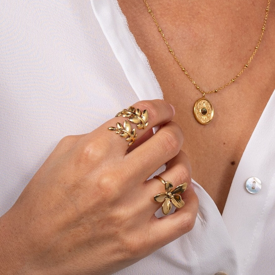 Bague laurier Nicole