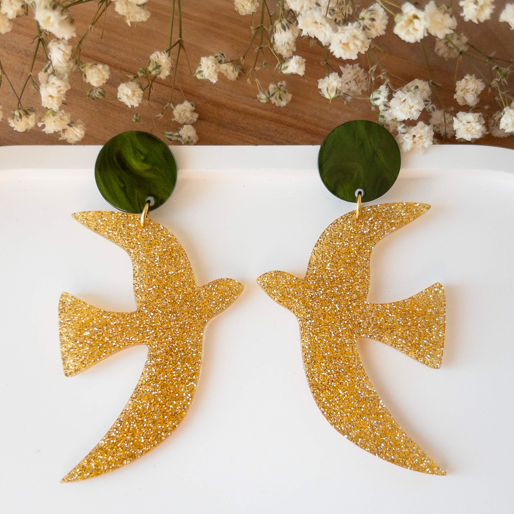 Kit Bijou Les boucles d'oreilles Triangle céleste DIY | La Droguerie Kit Bijou Les boucles d'oreilles Triangle céleste DIY | La Droguerie