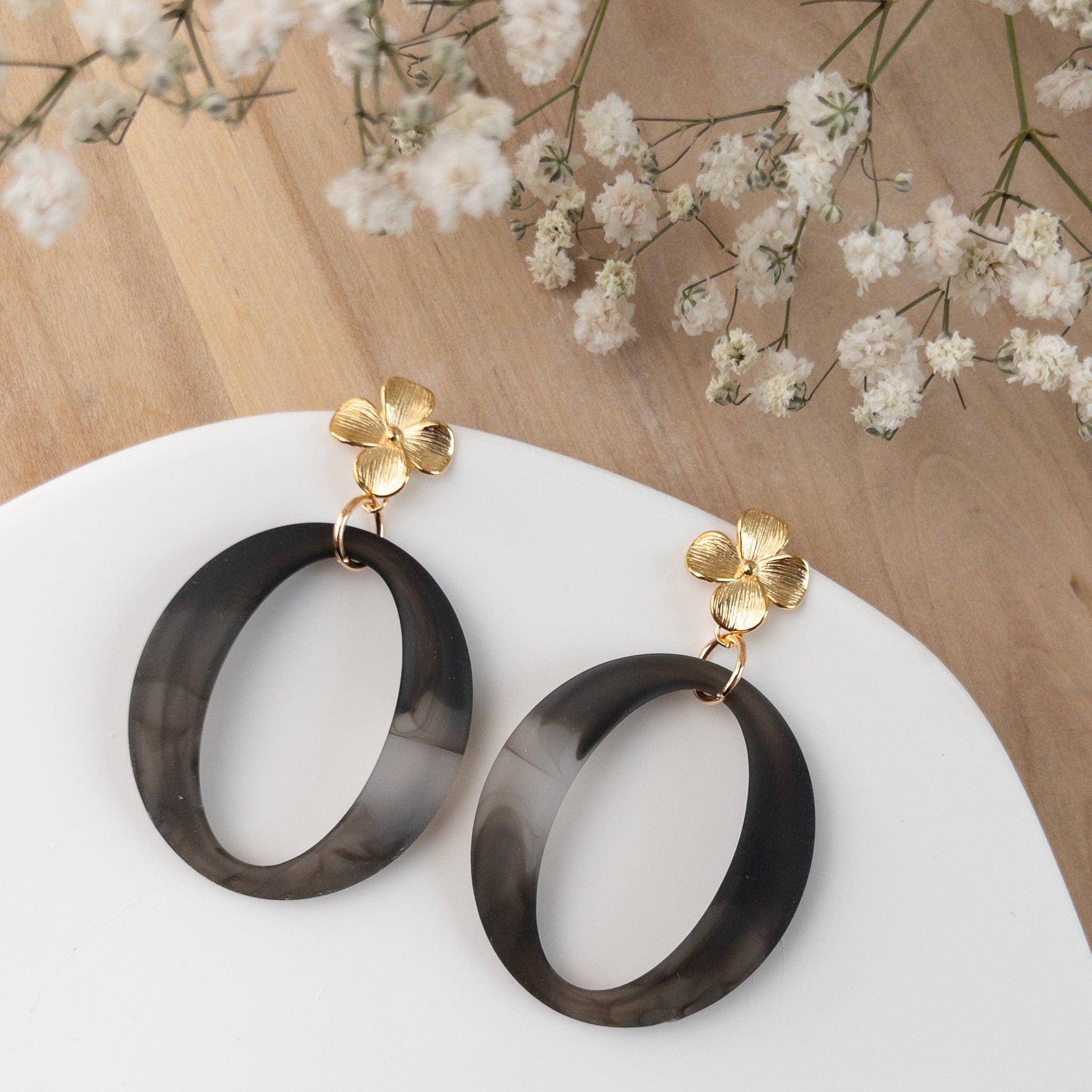 Boucles d’oreilles Héloïse à fleurs - Numette