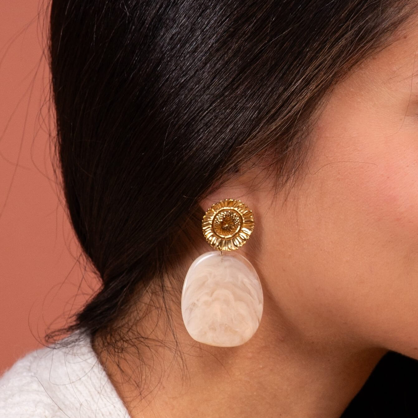 Boucles d'oreilles pendantes Ariane