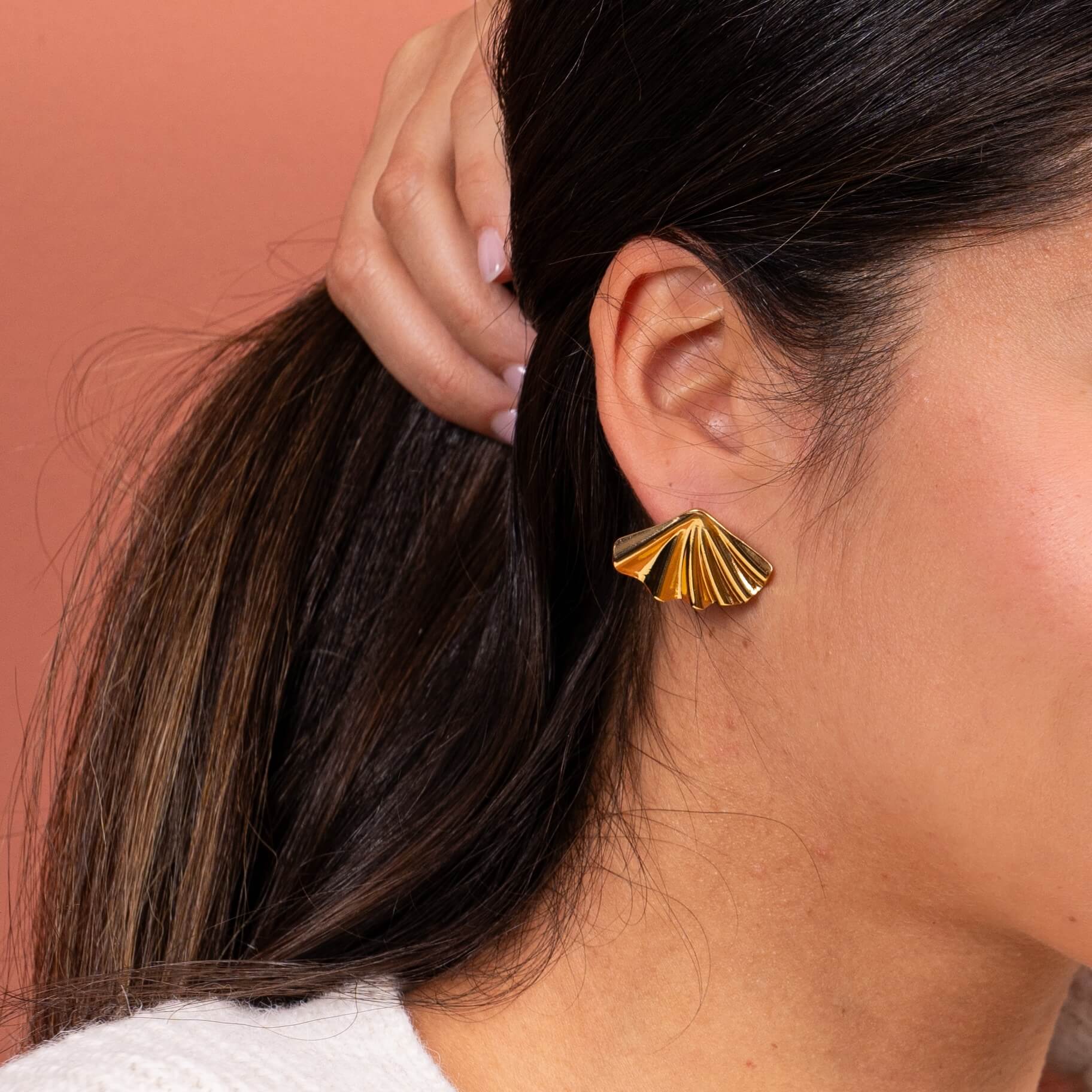 Boucles d'oreilles puces Georgia
