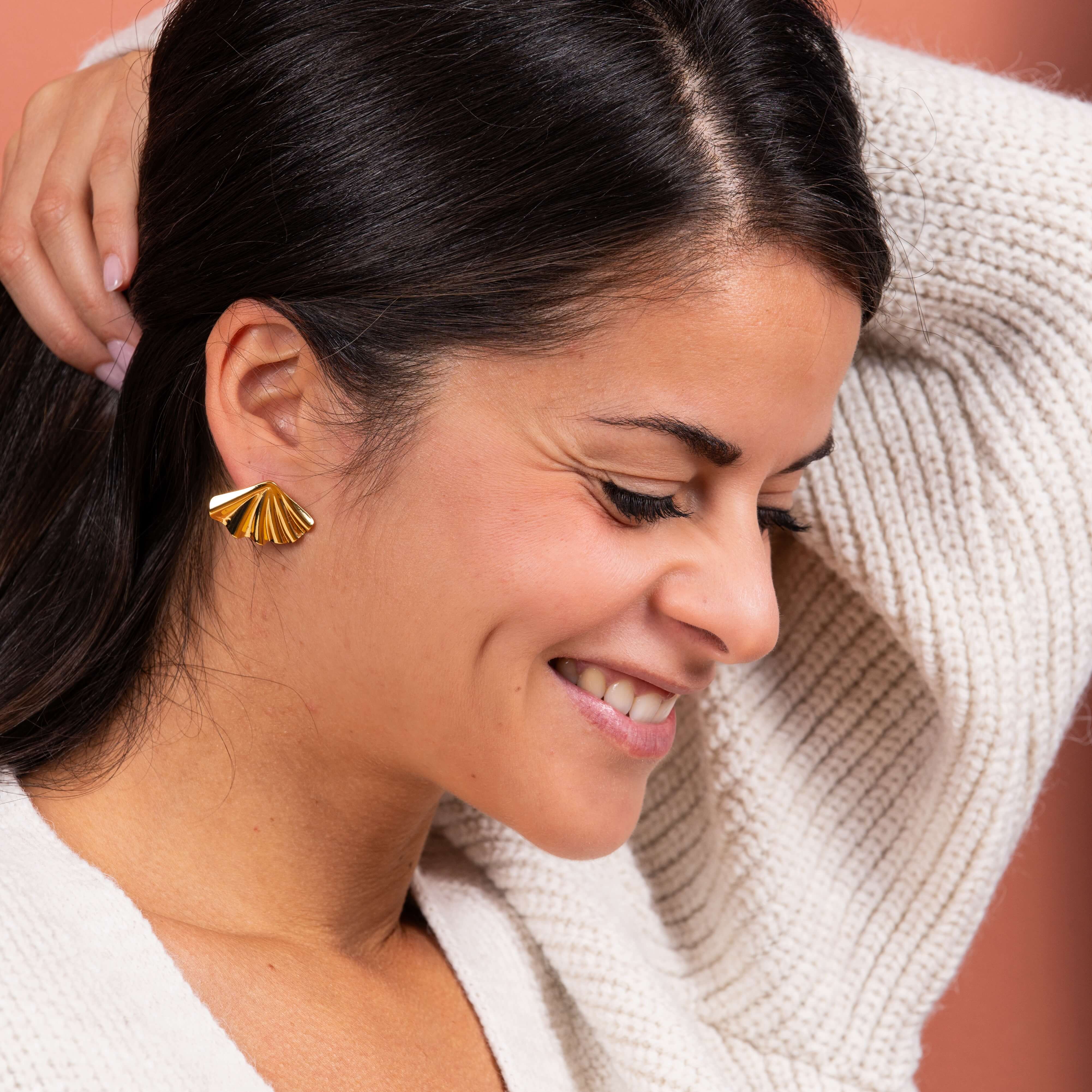 Boucles d'oreilles puces Georgia