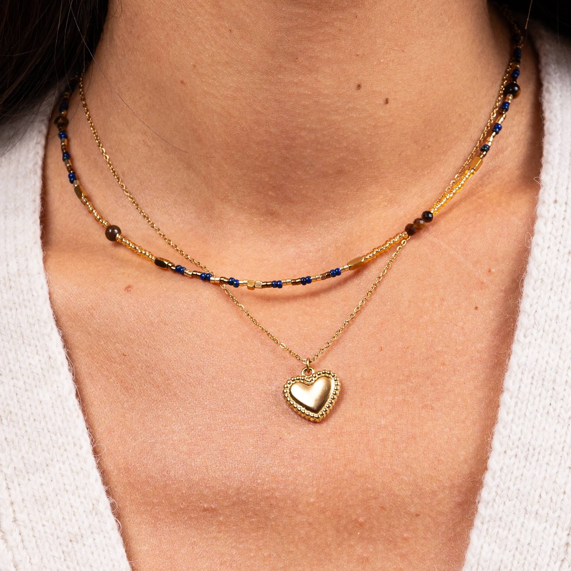 Collier coeur Roméo