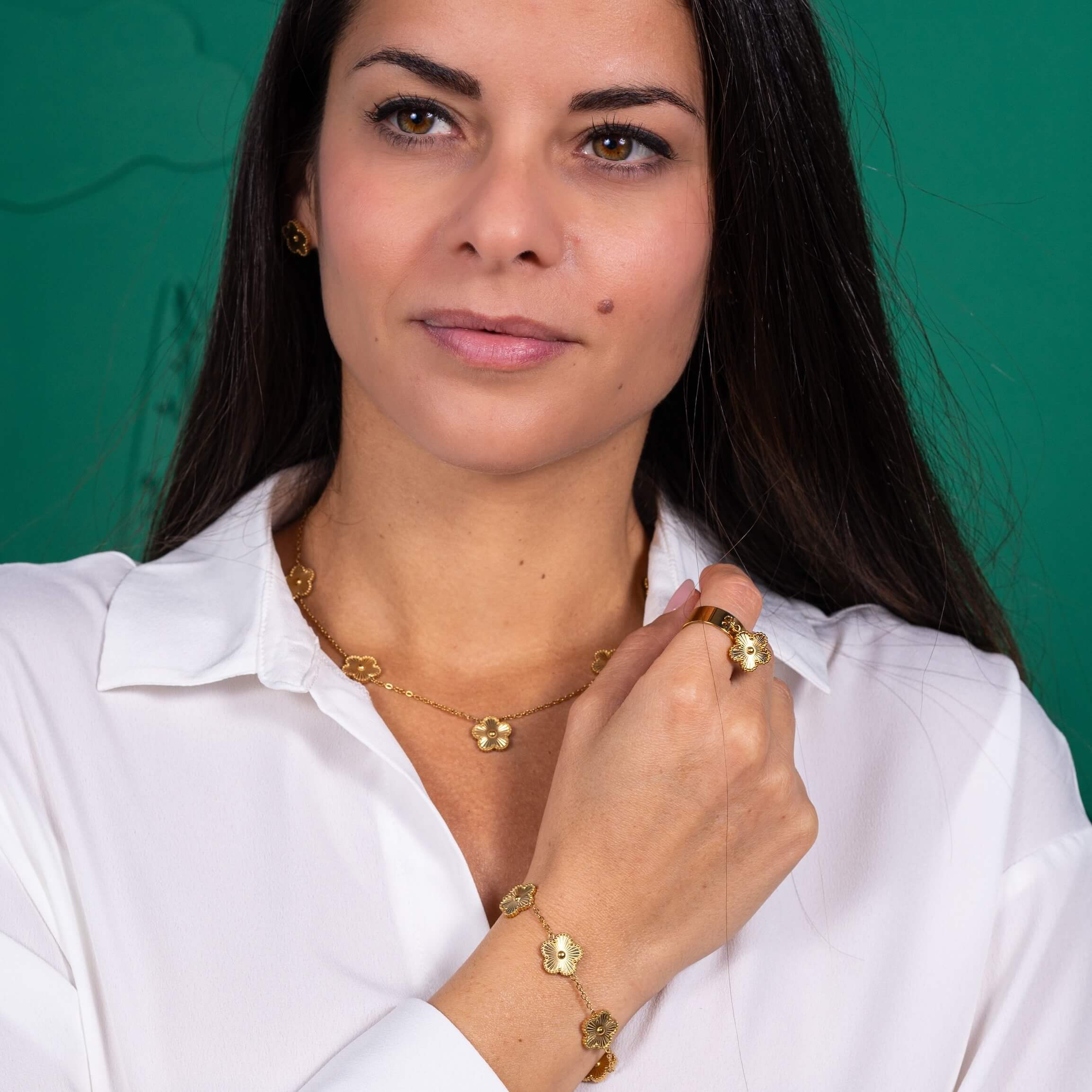 Collier fleurs Charlie