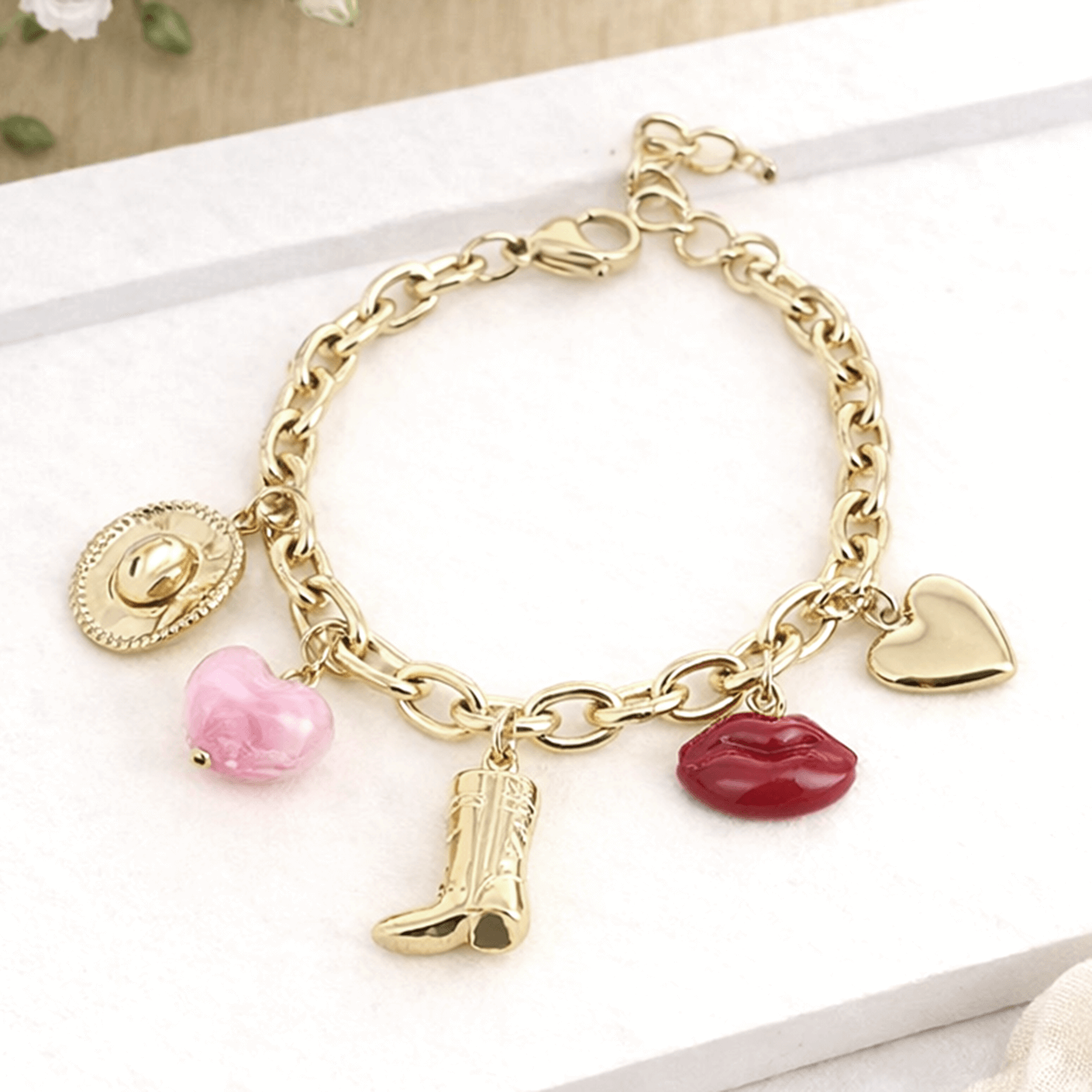 Bracelet à breloques cowboy Austin