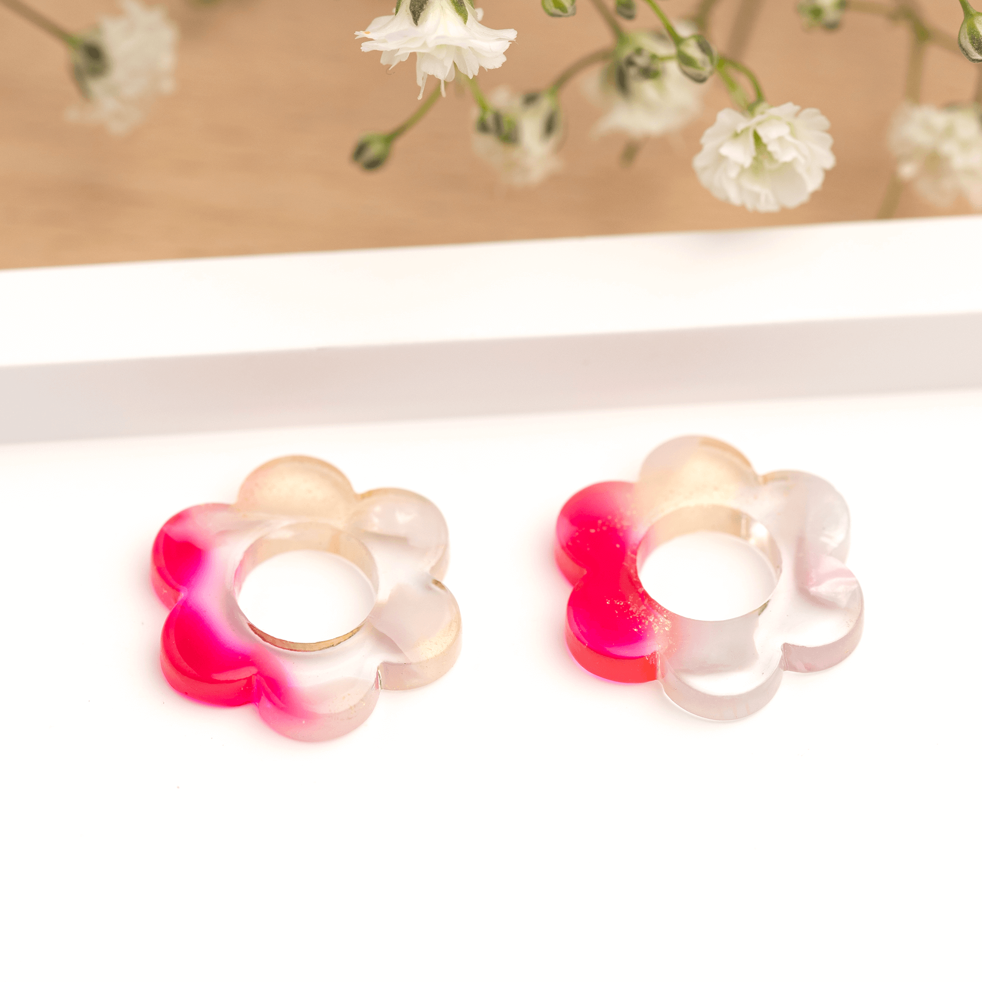 Fleurs Alba supplémentaires sans créoles