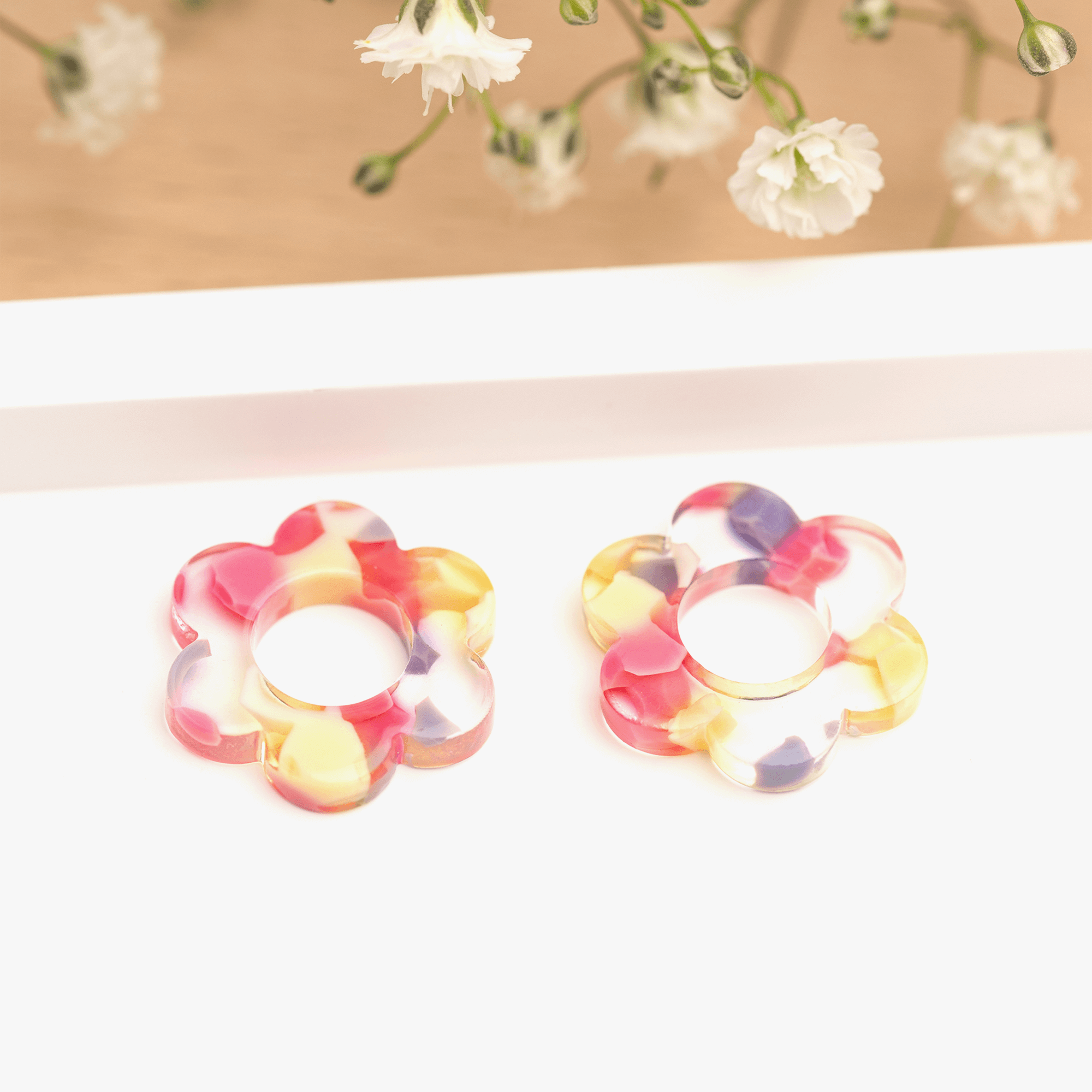 Fleurs Alba supplémentaires sans créoles