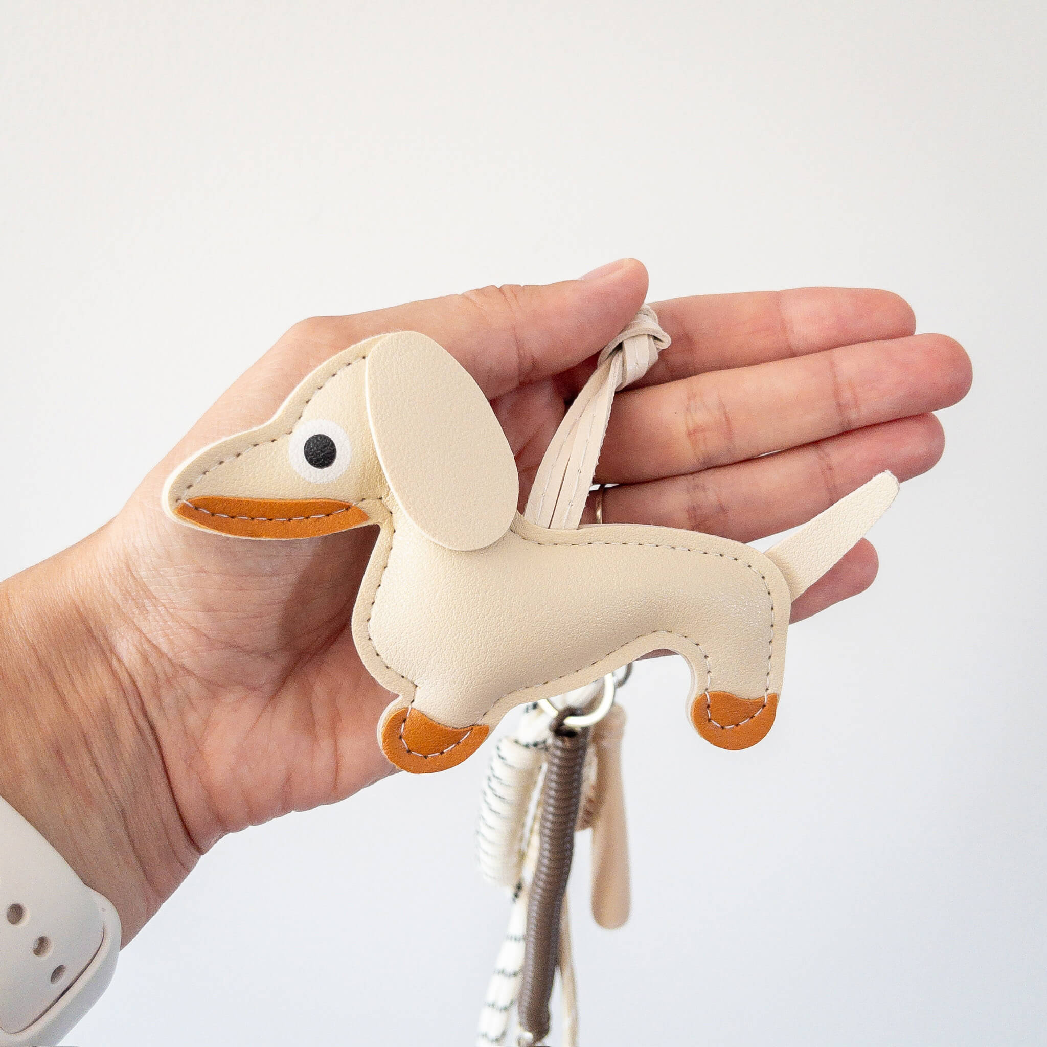 Grigri de sac Teckel & Baseball - Beige