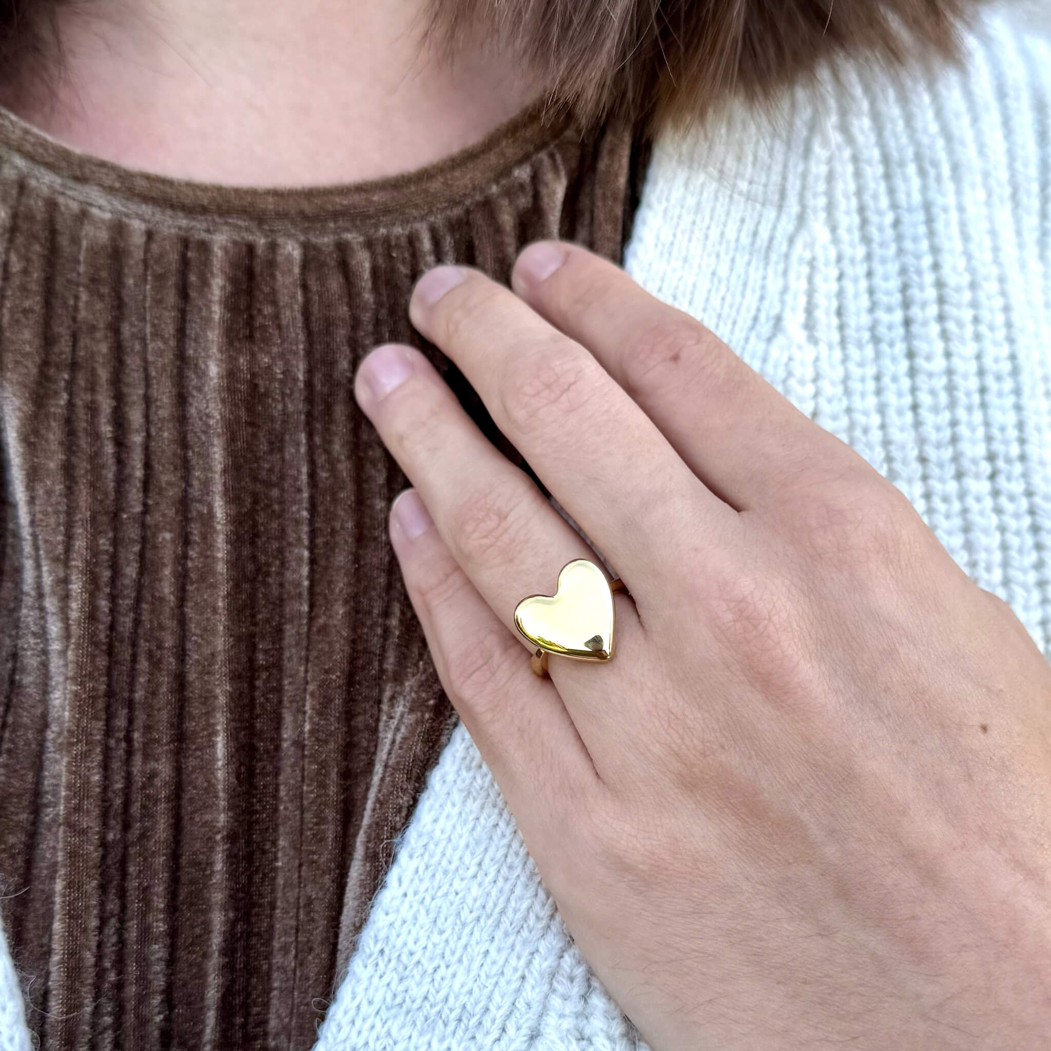 Bague coeur Cassandre